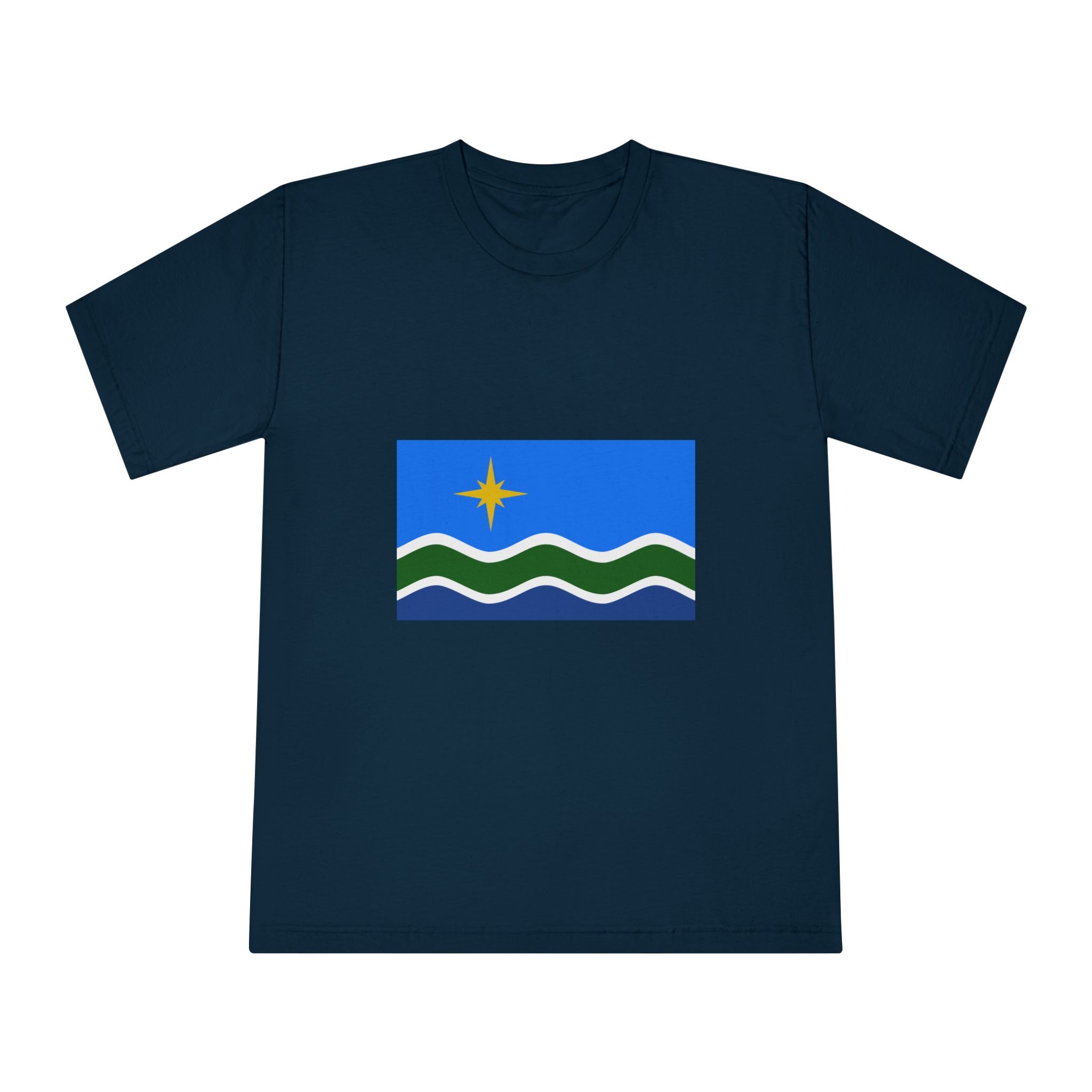 Flag of Duluth, Minnesota Unisex Classic Crewneck T Shirt - Image 17