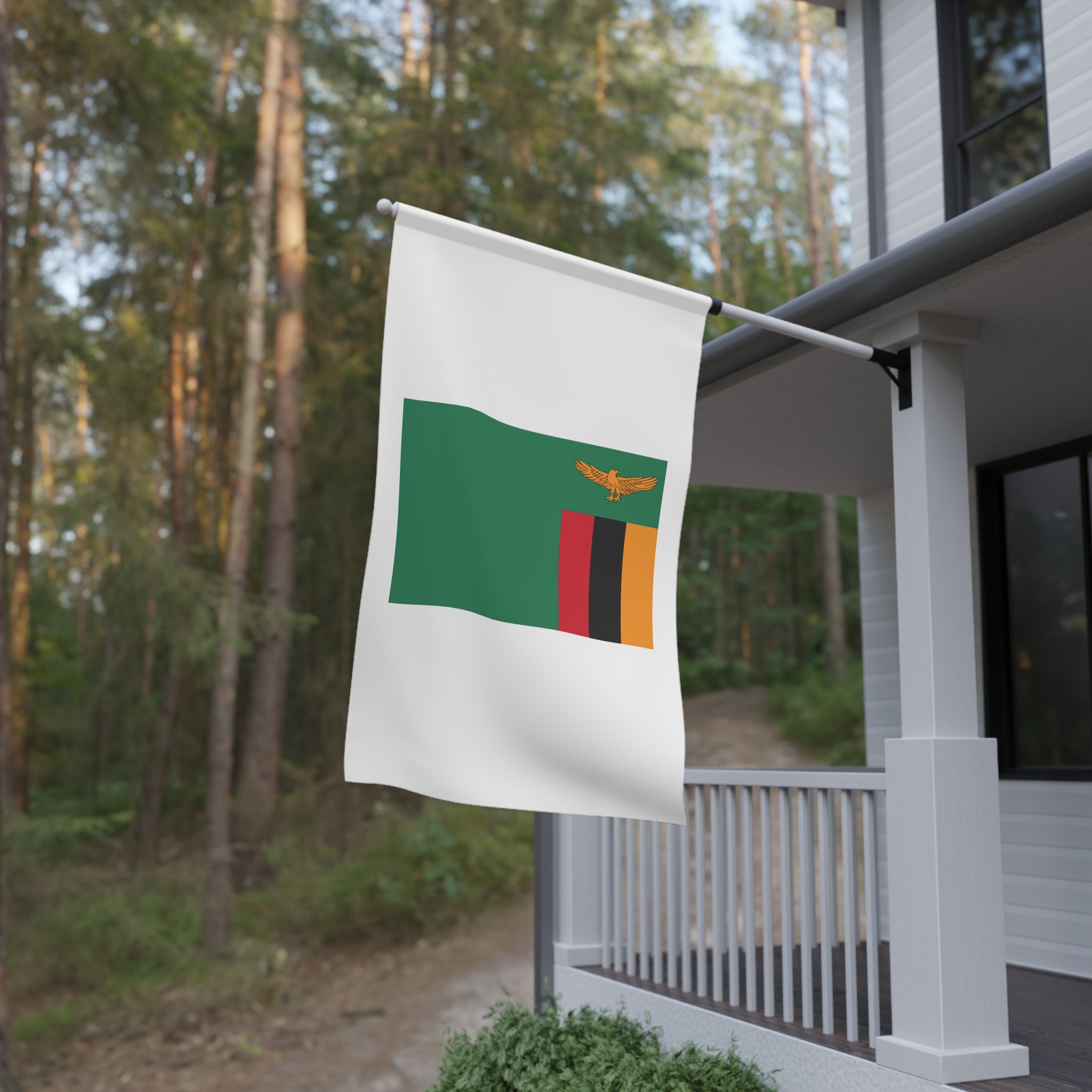 Flag of Zambia House Banner - Image 4