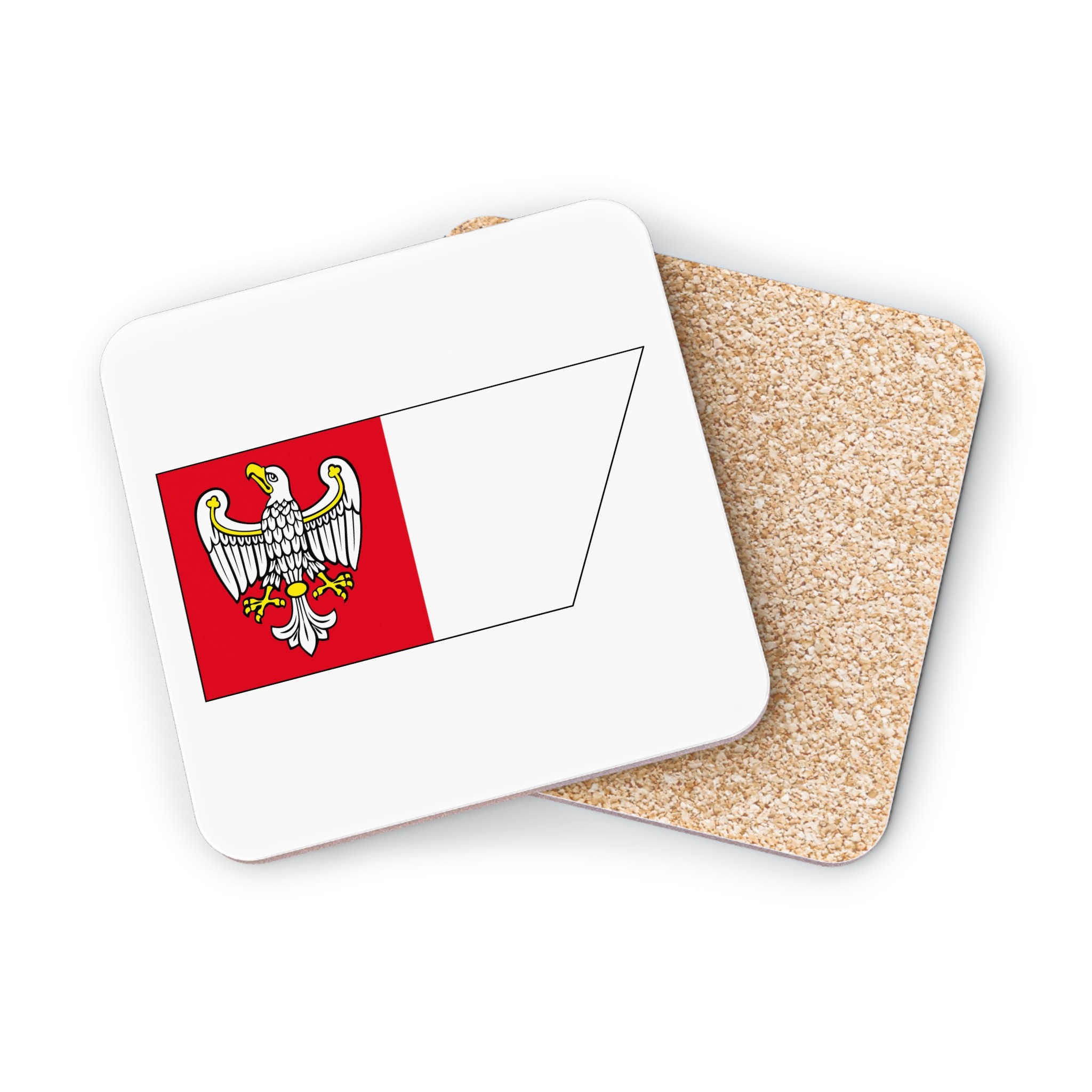Pol Województwo Wielkopolskie Flag Coasters - Image 6