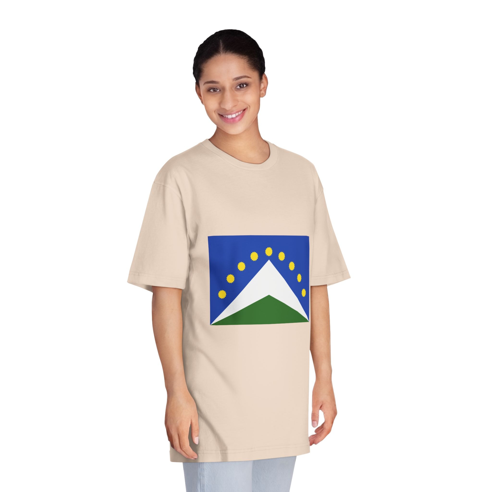 Flag of Junin Unisex Classic Crewneck T Shirt - Image 11