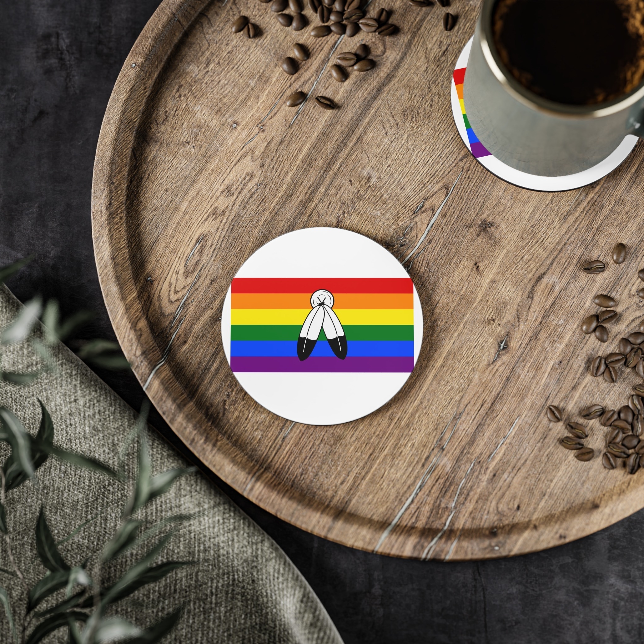 Two Spirit Flag Coasters - Image 2