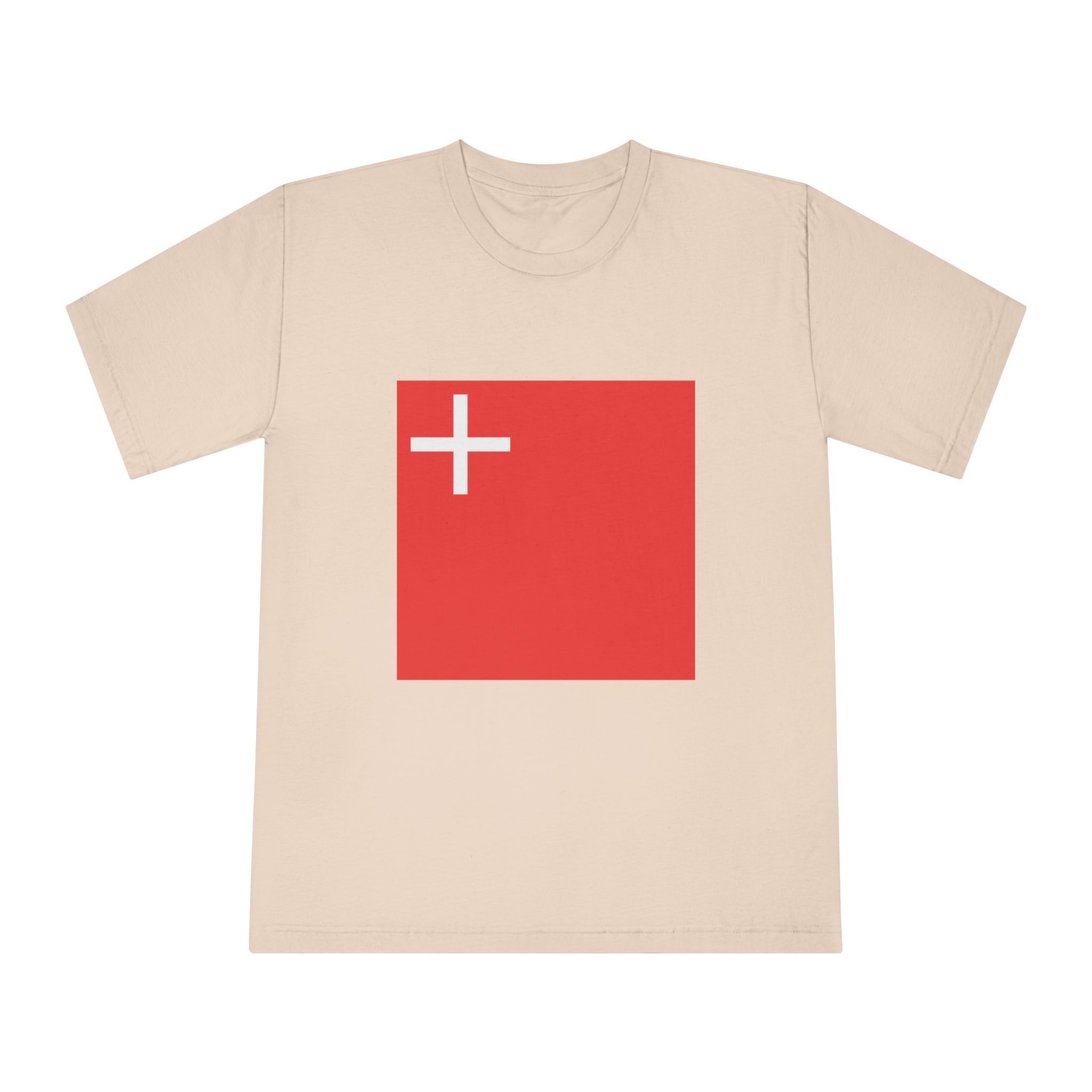 Flag of Canton of Schwyz Unisex Classic Crewneck T Shirt - Image 9
