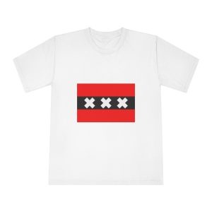 Flag of Amsterdam Unisex Classic Crewneck T Shirt