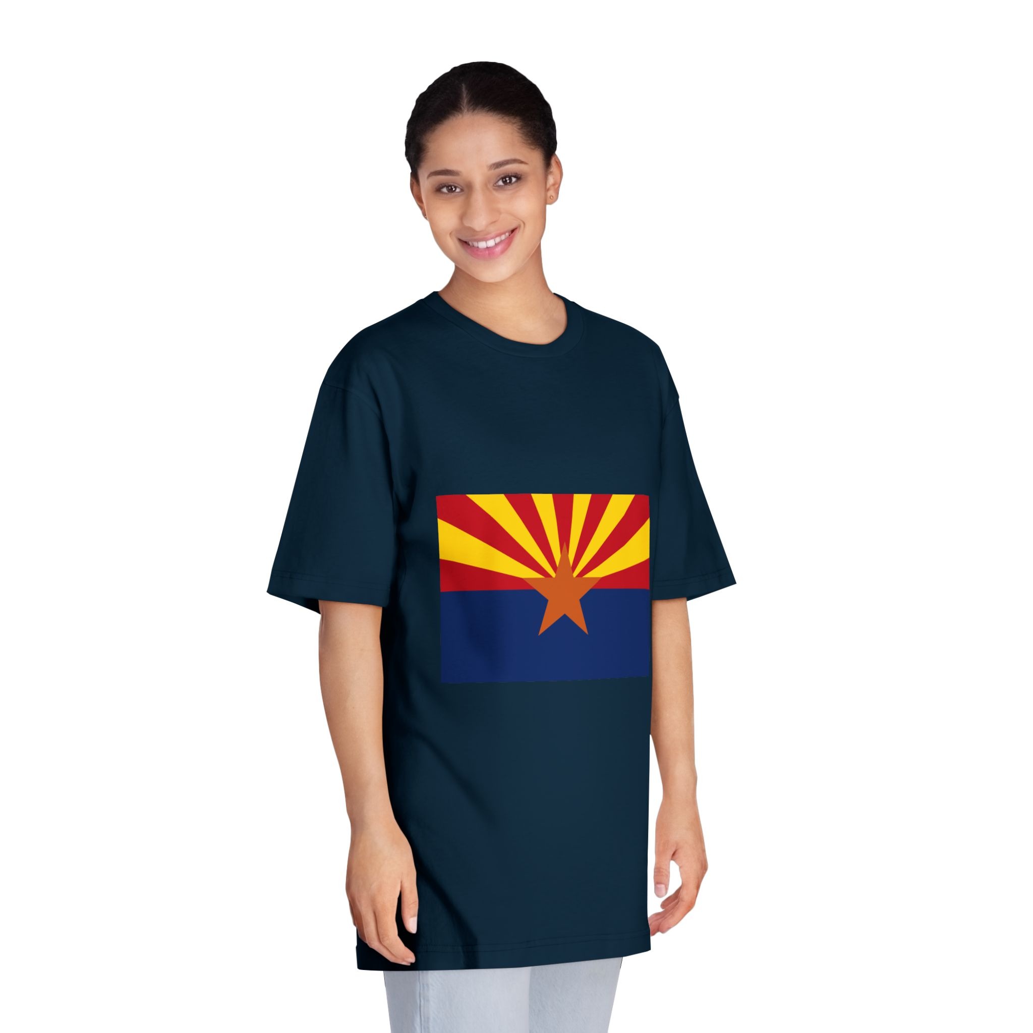 Flag of Arizona Unisex Classic Crewneck T Shirt - Image 19