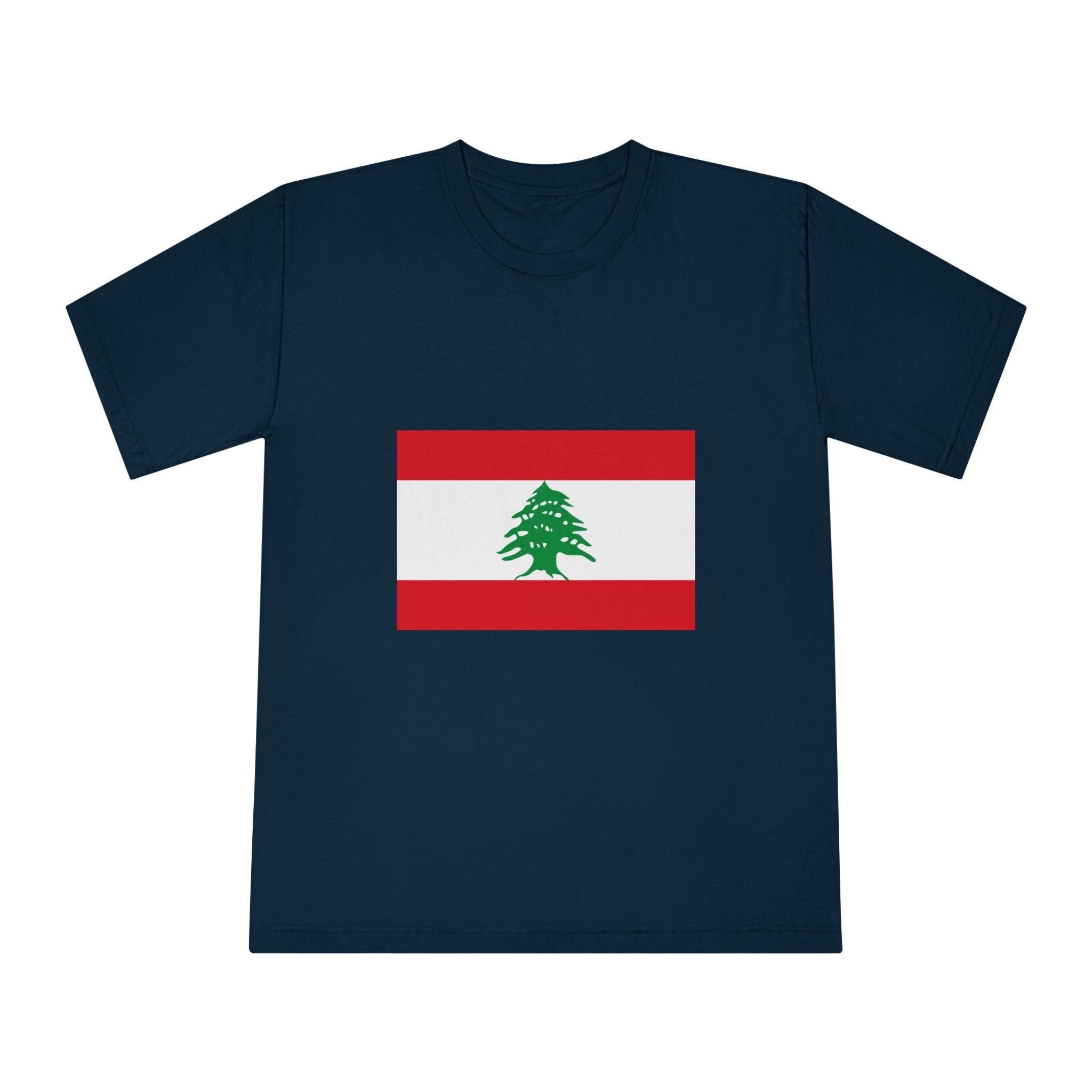 Flag of Lebanon Unisex Classic Crewneck T Shirt - Image 17