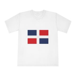 Civil Ensign Dominican Republic Red White Blue Maritime Flag With Coat Arms Unisex Classic Crewneck T Shirt