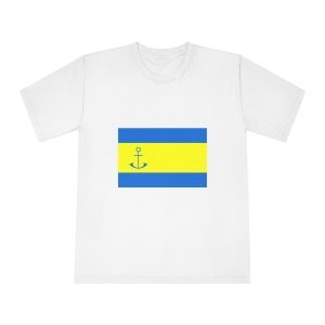 Flag of Henichesk Raion Unisex Classic Crewneck T Shirt