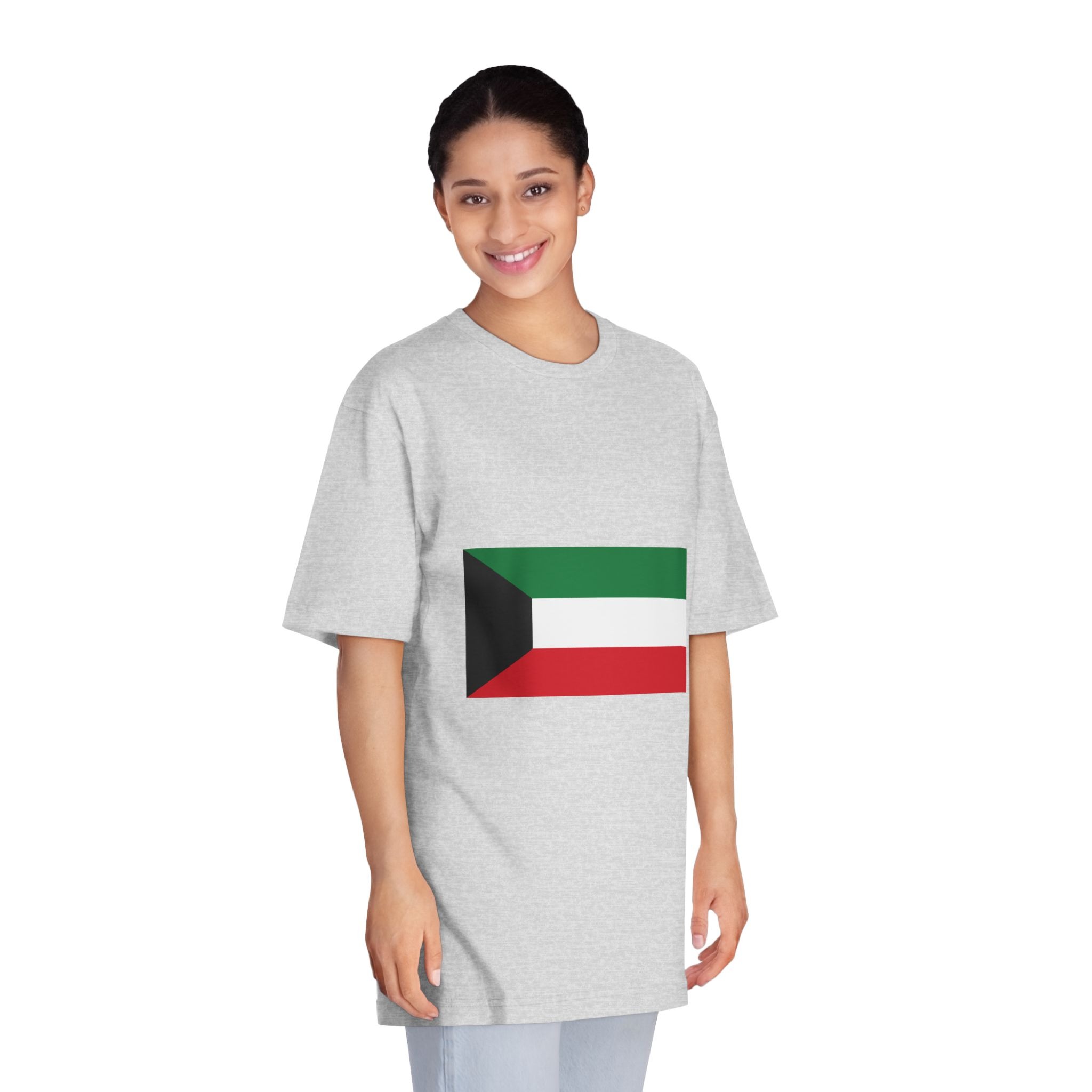 Flag of Kuwait Unisex Classic Crewneck T Shirt - Image 15