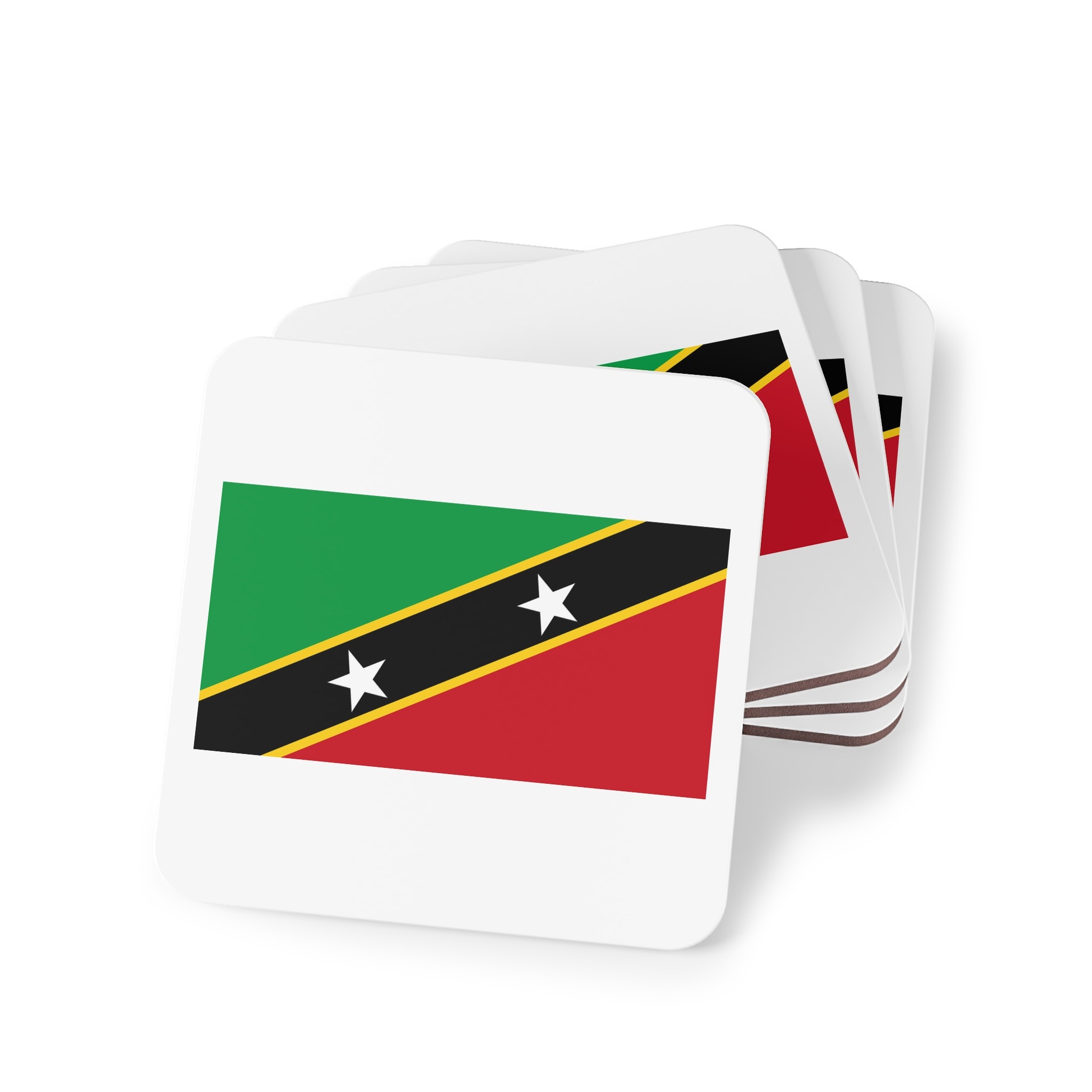 Saint Kitts Flag Coasters - Image 7