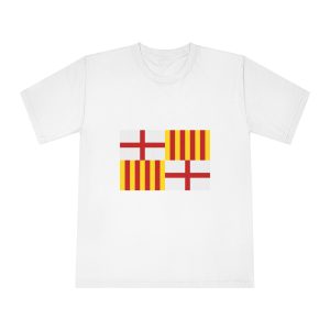 Flag of Barcelona Unisex Classic Crewneck T Shirt