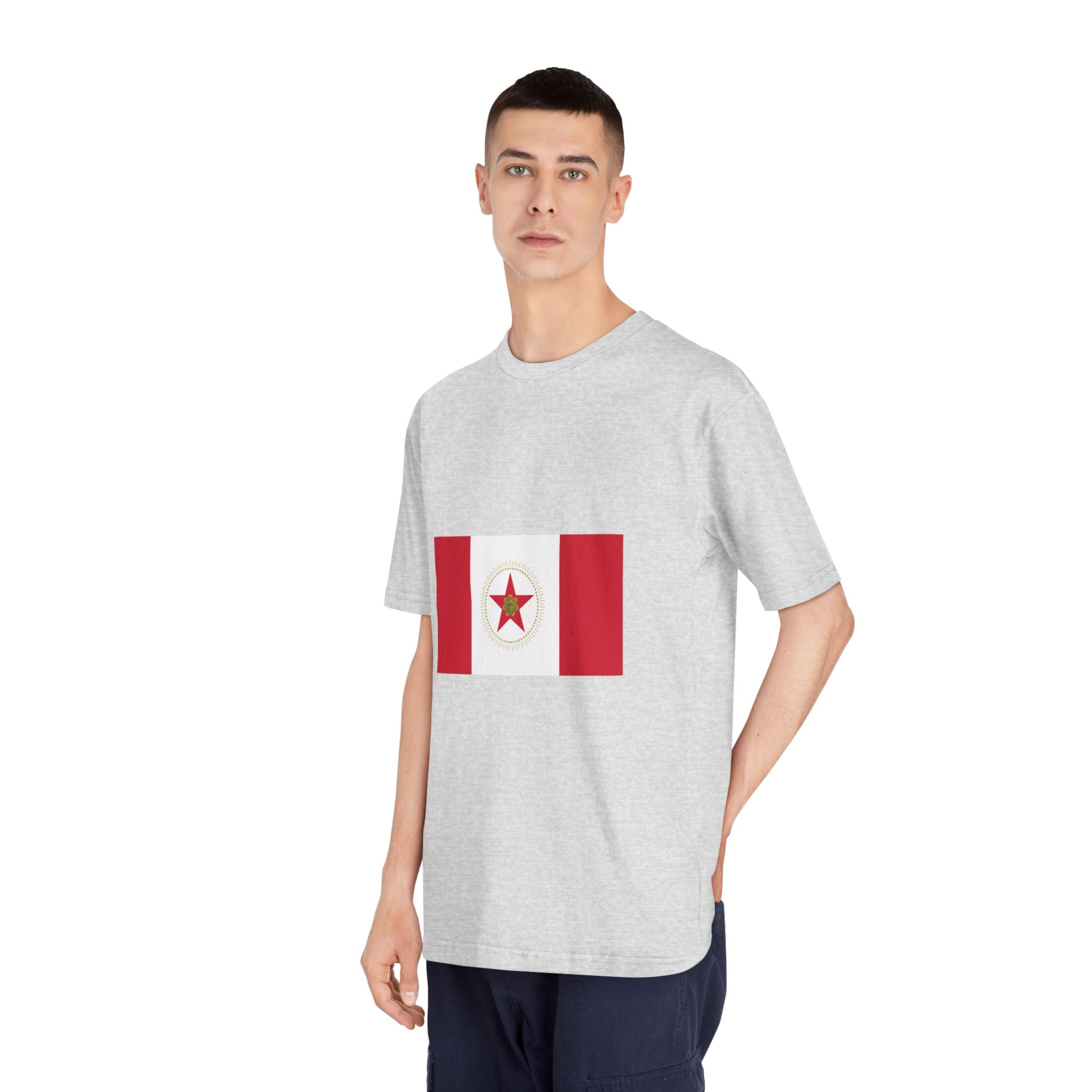 Flag of Birmingham, Alabama Unisex Classic Crewneck T Shirt - Image 16