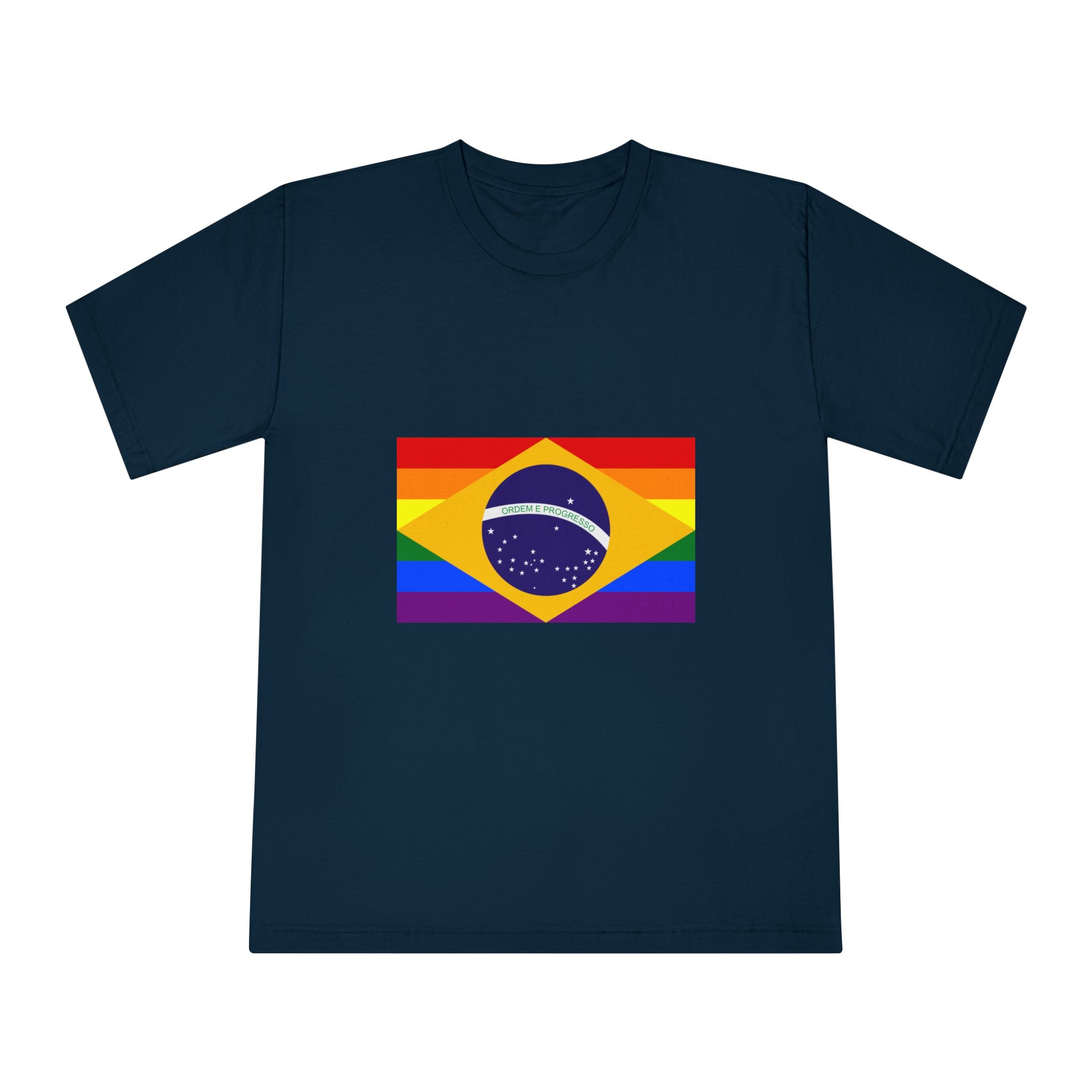 Brazil Gay Flag Unisex Classic Crewneck T Shirt - Image 17