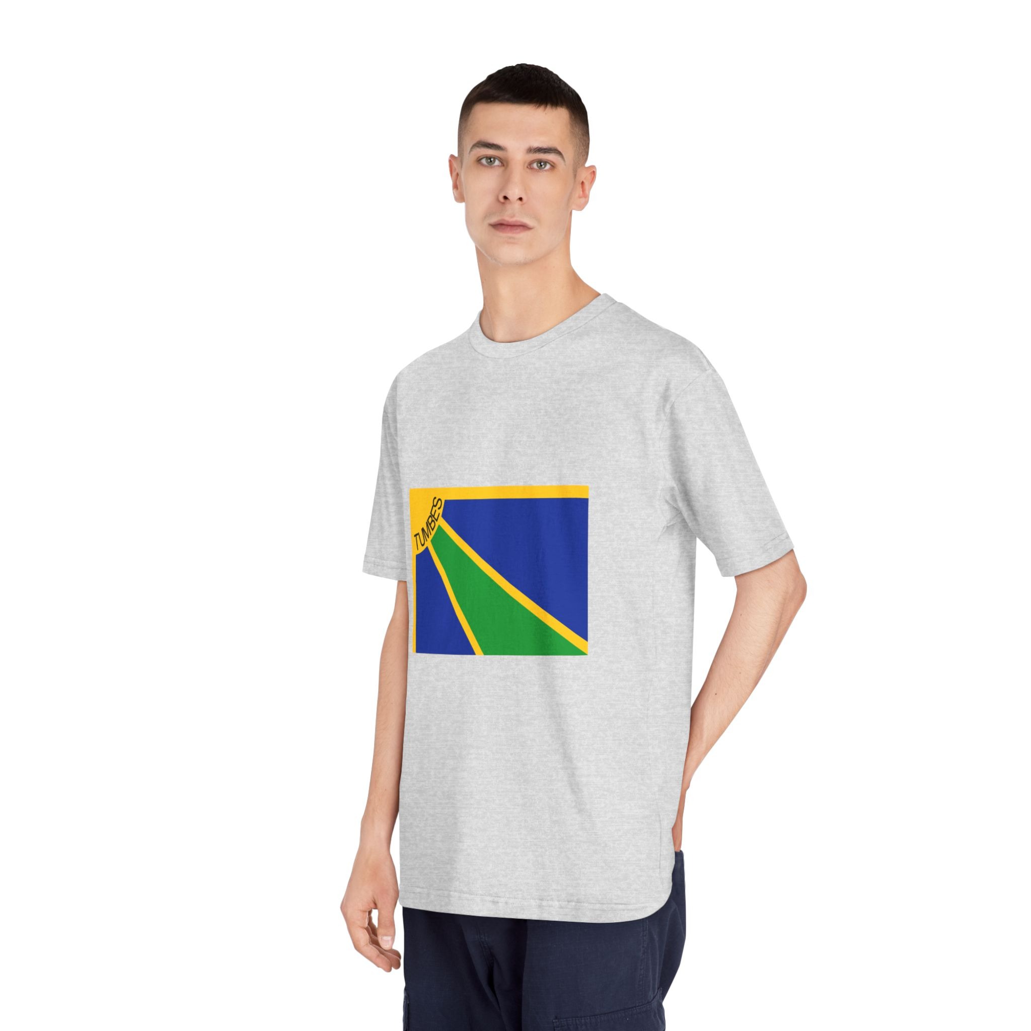 Bandera de Tumbes Unisex Classic Crewneck T Shirt - Image 16