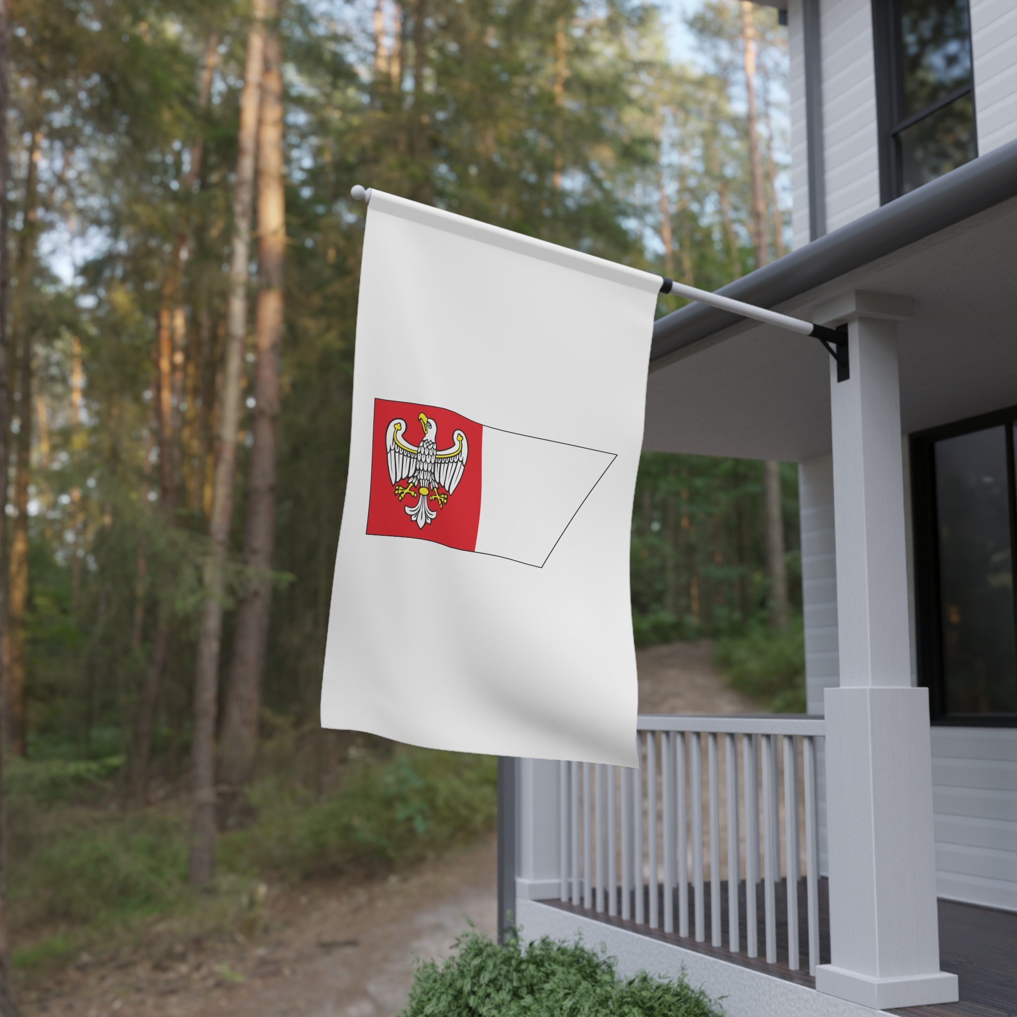 Pol Województwo Wielkopolskie Flag House Banner - Image 4