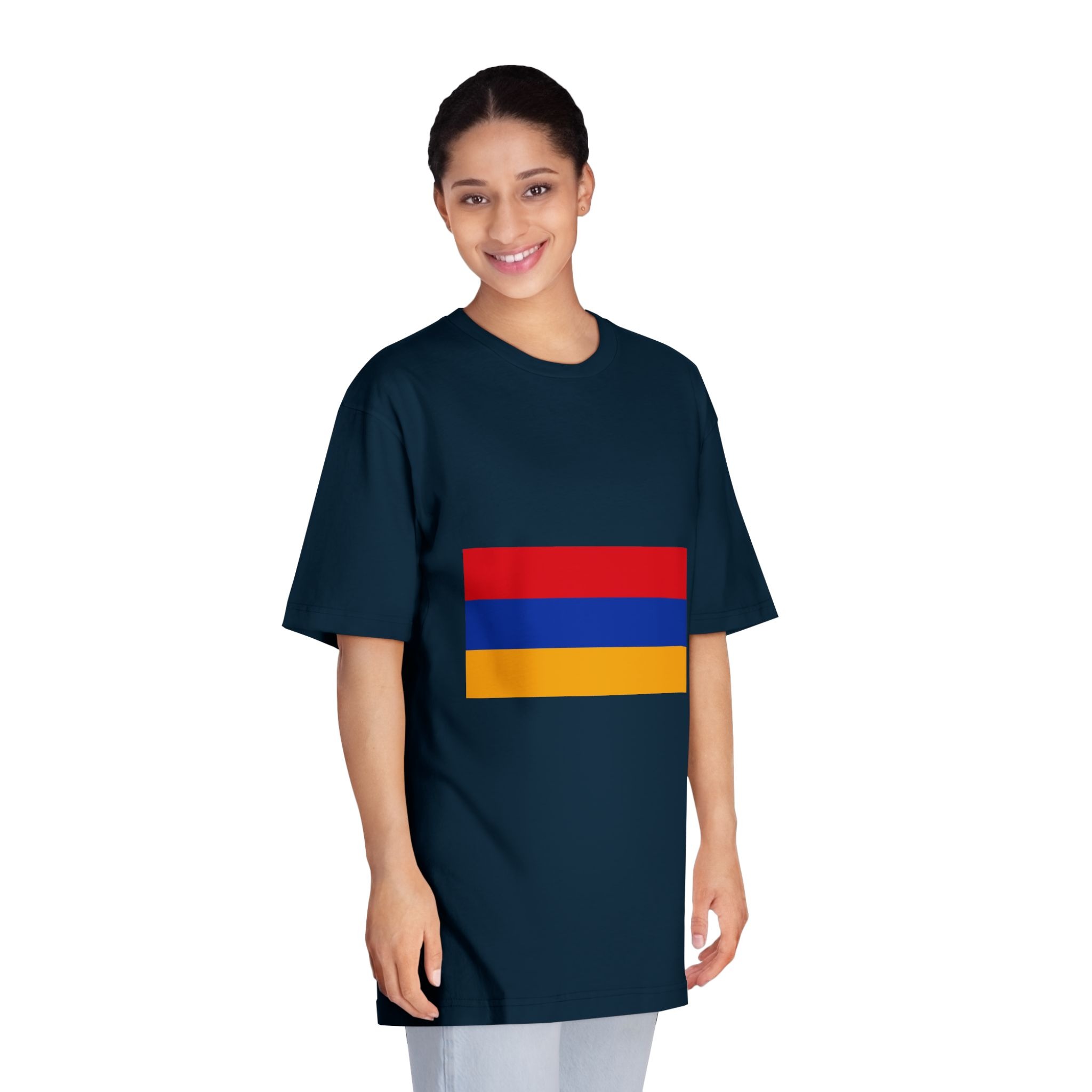 Flag of Armenia Unisex Classic Crewneck T Shirt - Image 19