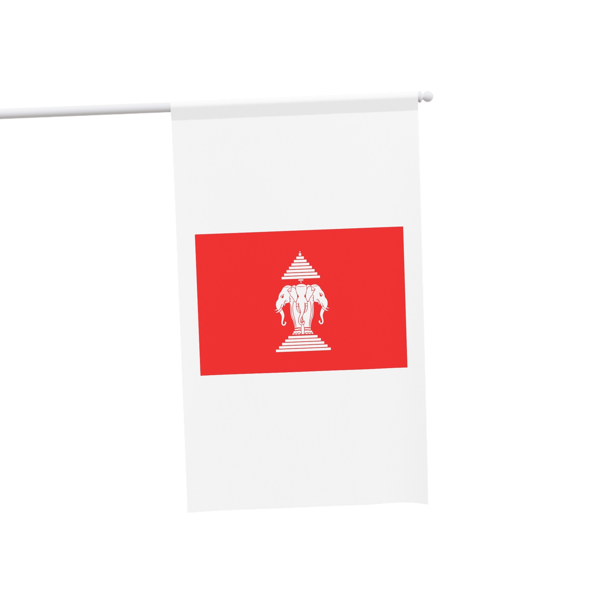 Flag of Laos 1952 1975 House Banner - Image 3
