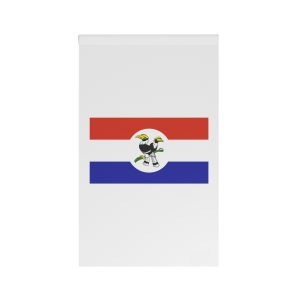 Flag Chin National Front Red Blue White Banner Chin People Myanmar Symbol Unity House Banner