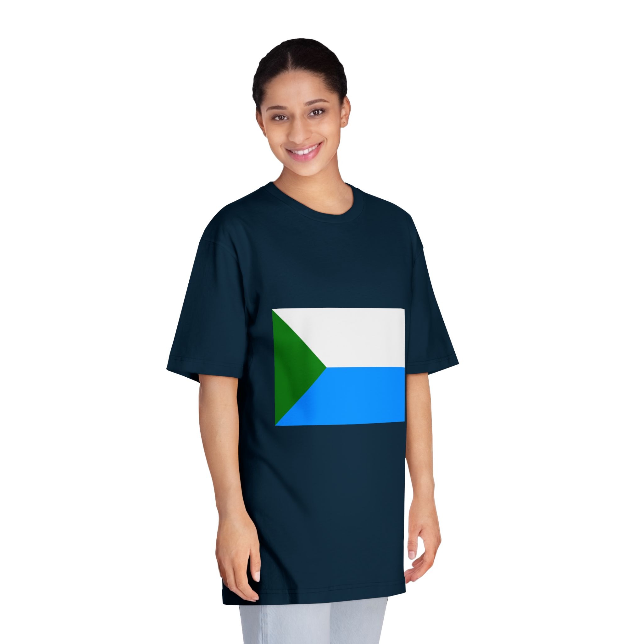 Flag of Khabarovsk Krai Unisex Classic Crewneck T Shirt - Image 19