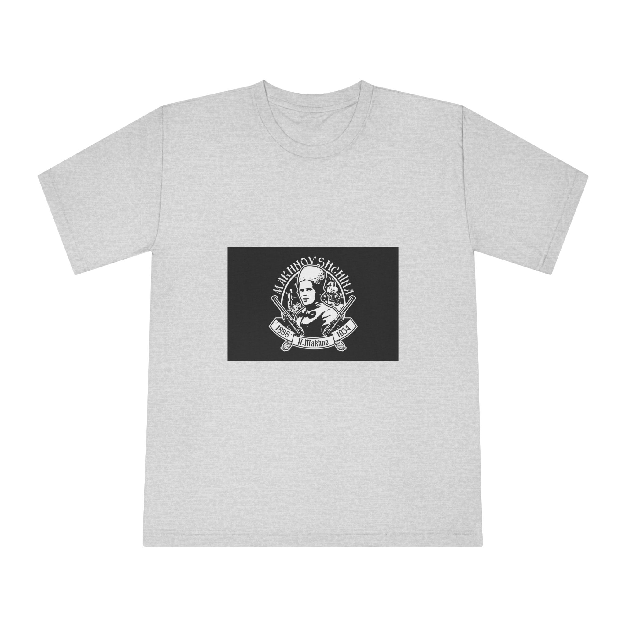 Flag of Father Makhno Unisex Classic Crewneck T Shirt - Image 13