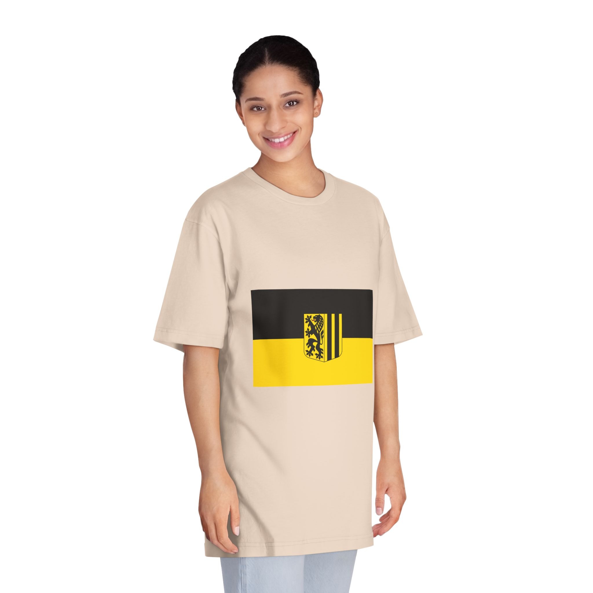 Flag of Dresden Unisex Classic Crewneck T Shirt - Image 11