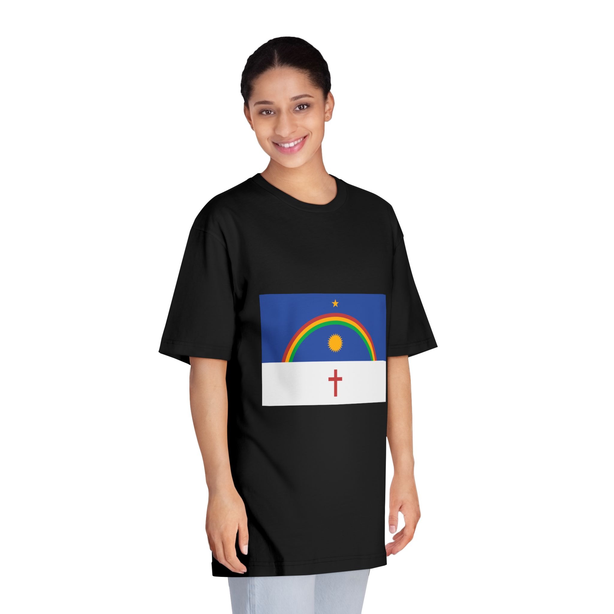 Bandeira de Pernambuco Unisex Classic Crewneck T Shirt - Image 7