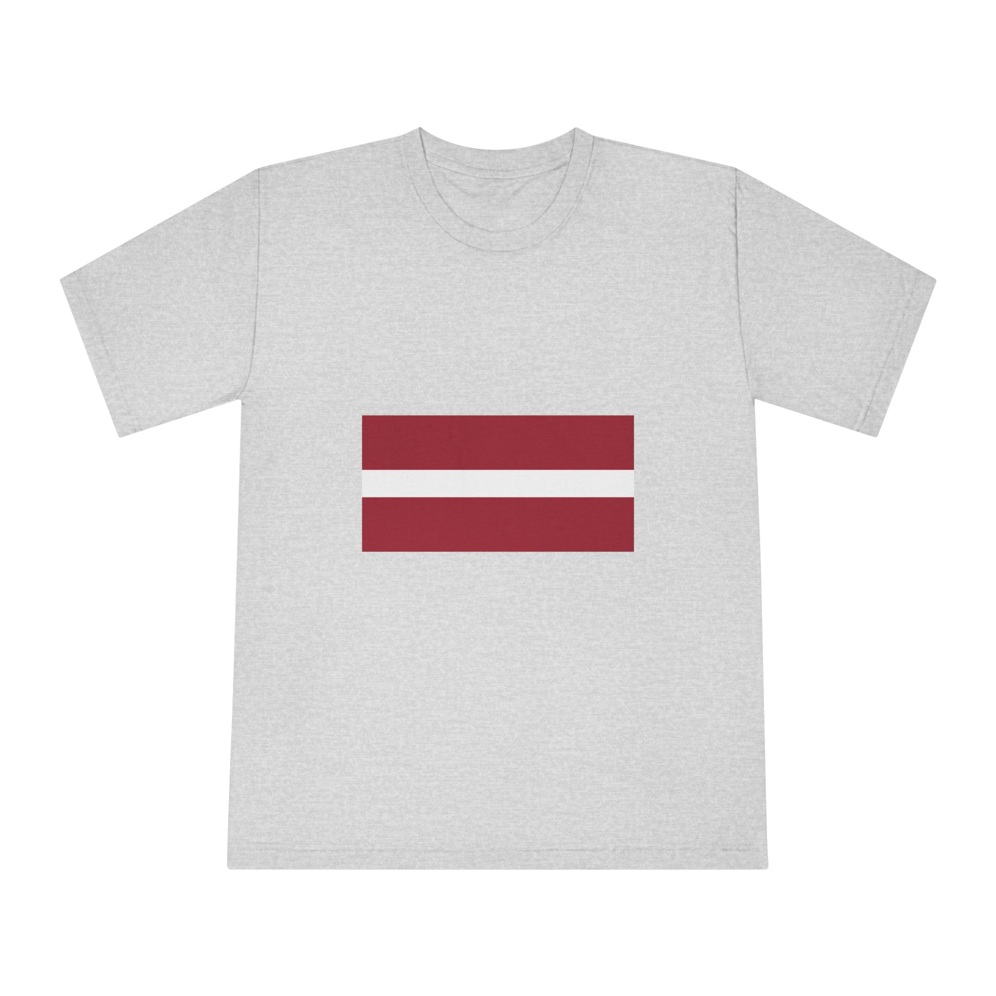 Flag of Latvia Unisex Classic Crewneck T Shirt - Image 13
