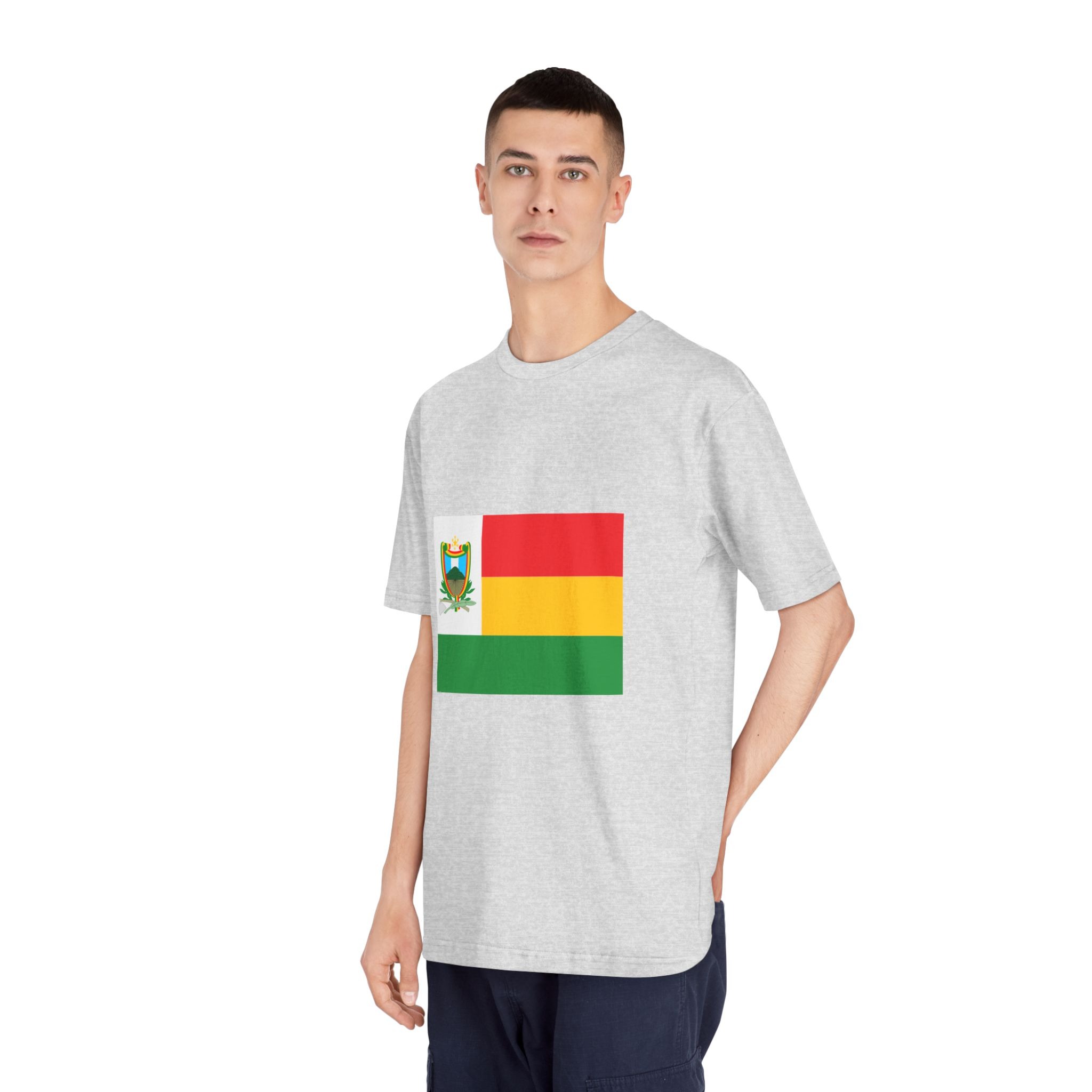 Flag of Jalapa Department, Guatemala Unisex Classic Crewneck T Shirt - Image 16