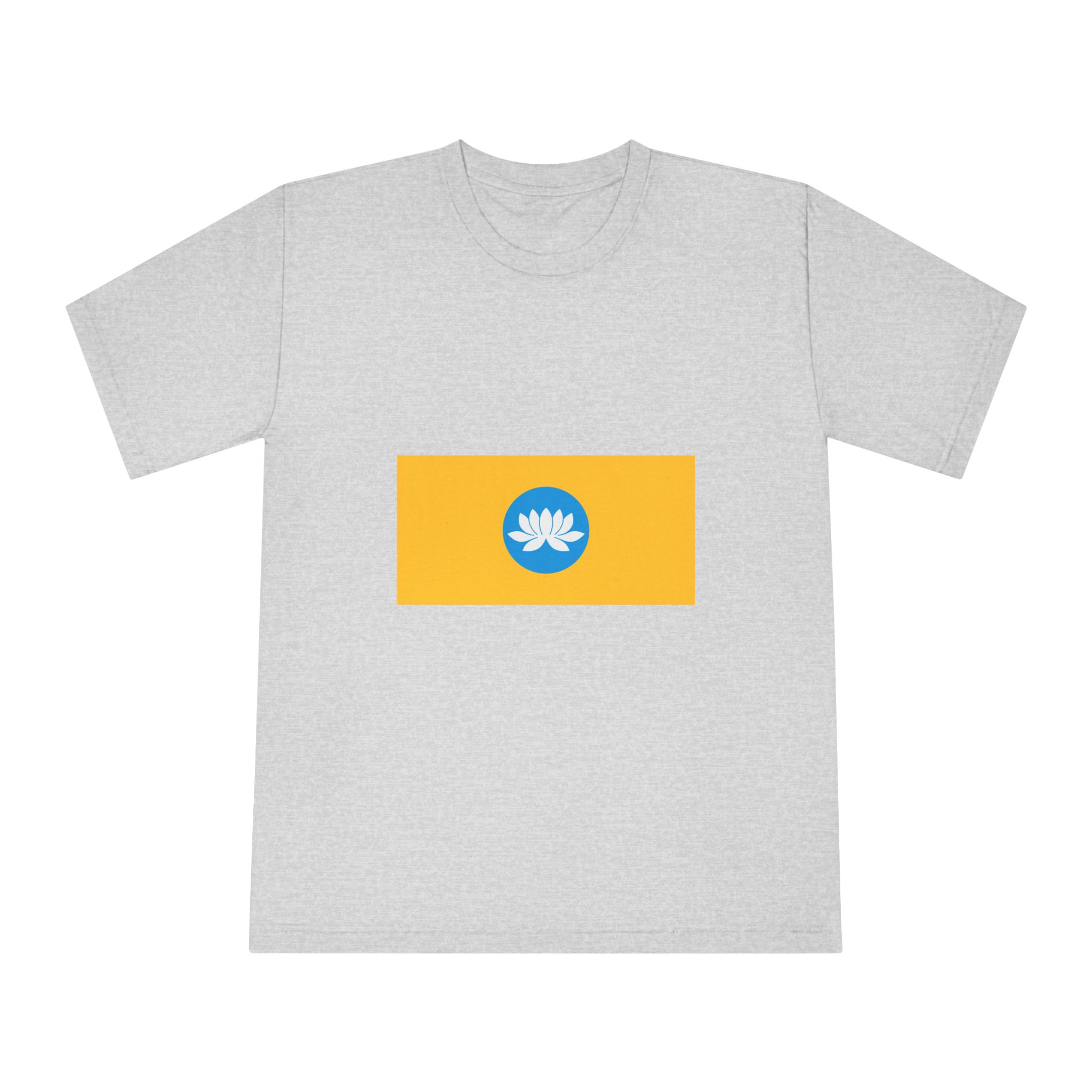 Flag of Kalmykia Unisex Classic Crewneck T Shirt - Image 13