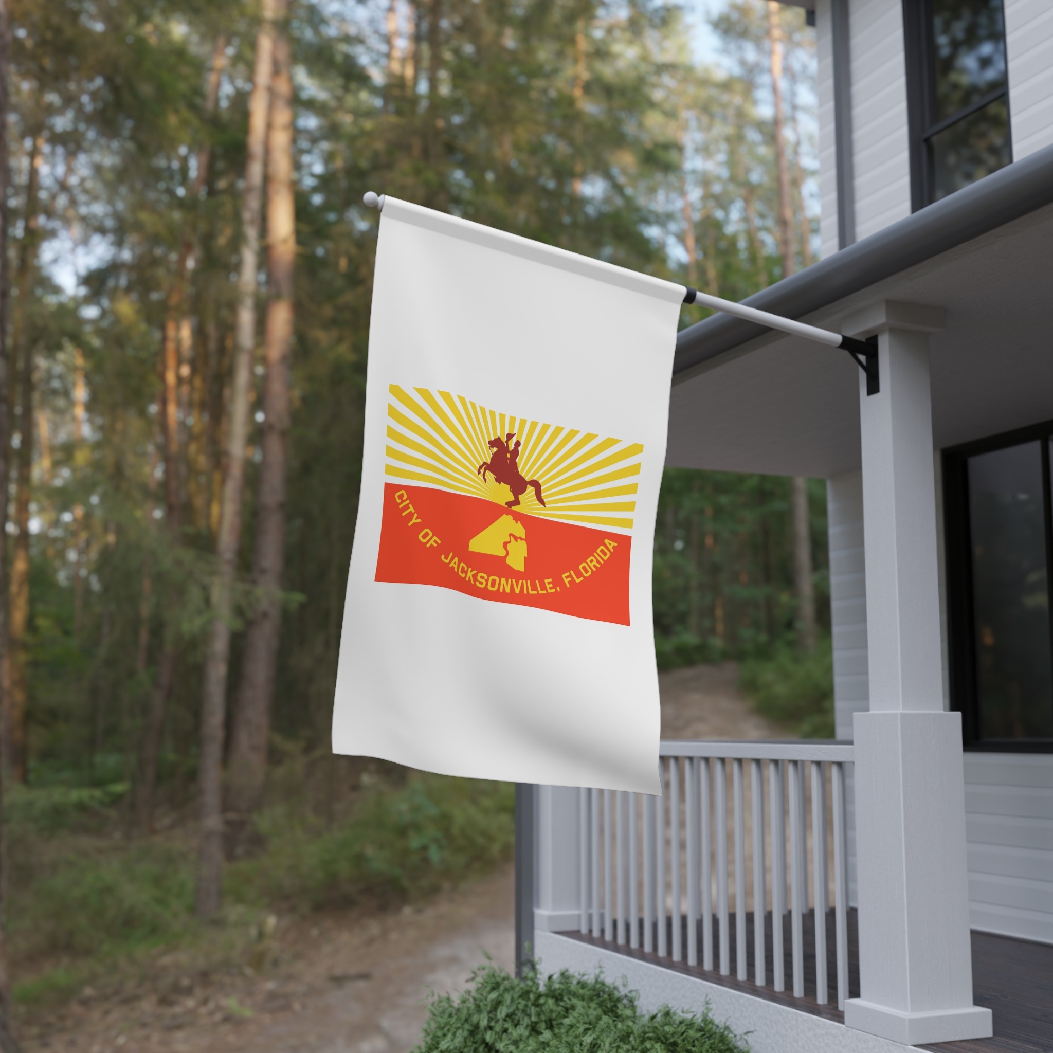 Flag of Jacksonville Florida House Banner - Image 4