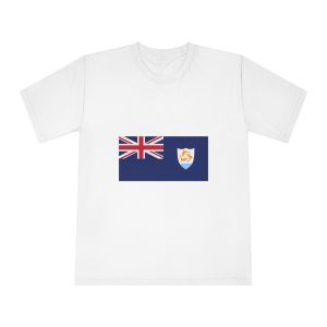 Flag of Anguilla Unisex Classic Crewneck T Shirt