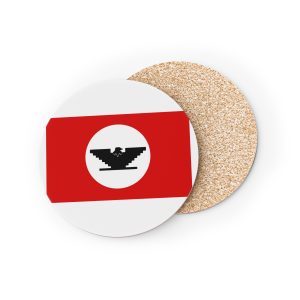 Ufw Flag Red Banner With Black Eagle Symbol United Farm Workers Union Labor Rights Mo Coasters