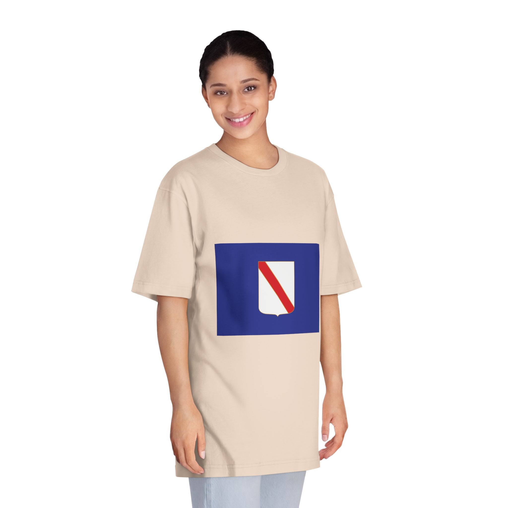 Flag of Campania Unisex Classic Crewneck T Shirt - Image 11