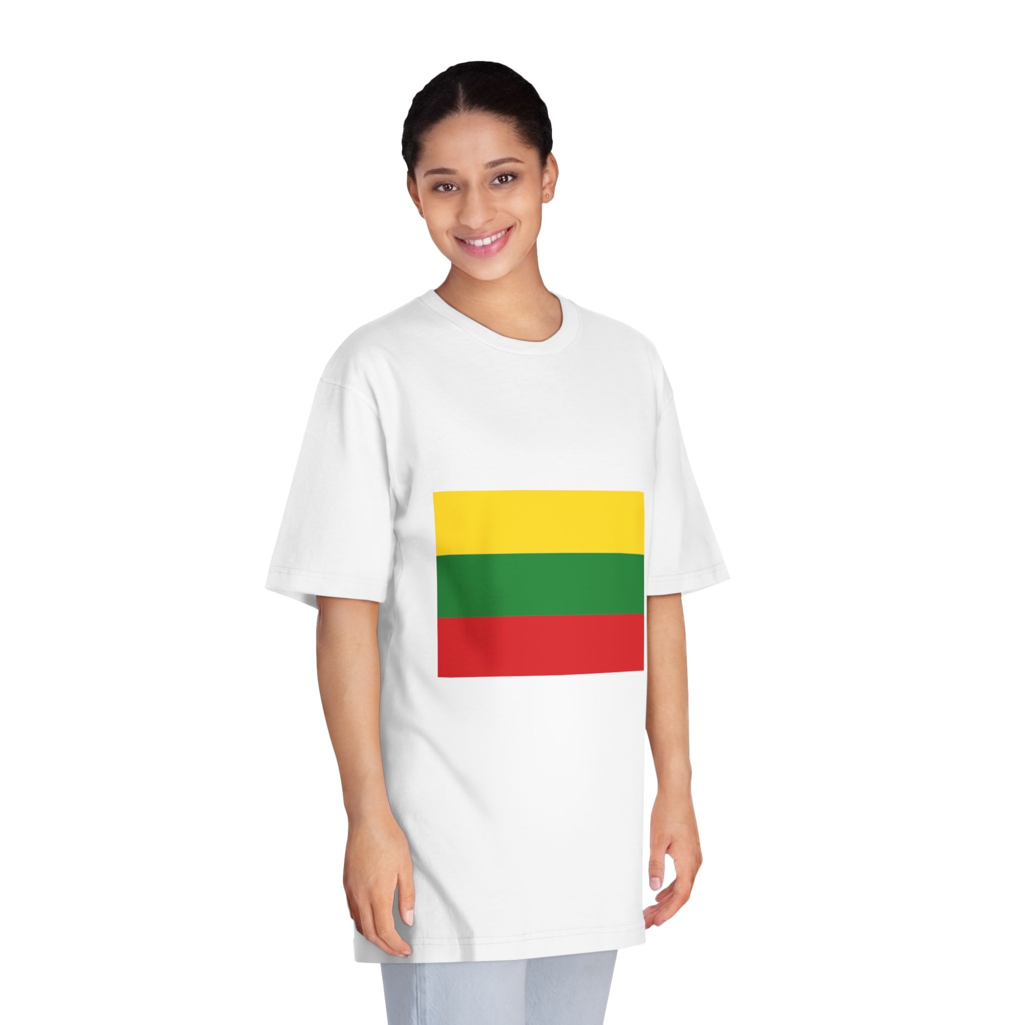 Flag of Bolívar (colombia) Unisex Classic Crewneck T Shirt - Image 3
