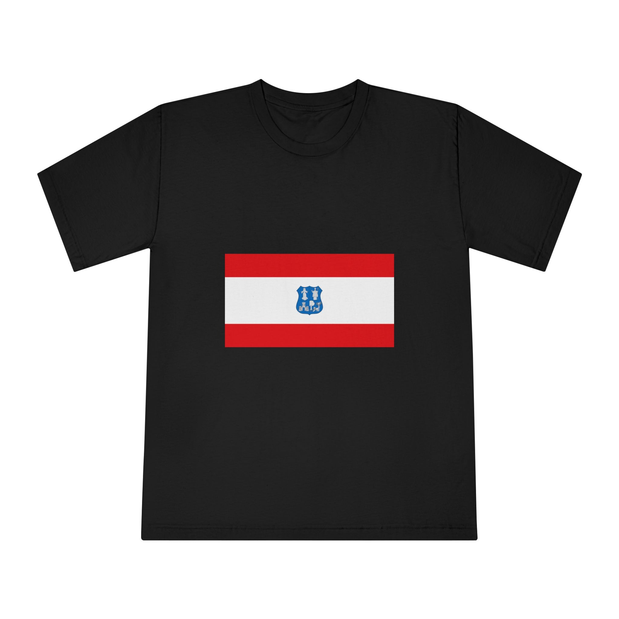 Flag of Asunción Unisex Classic Crewneck T Shirt - Image 5