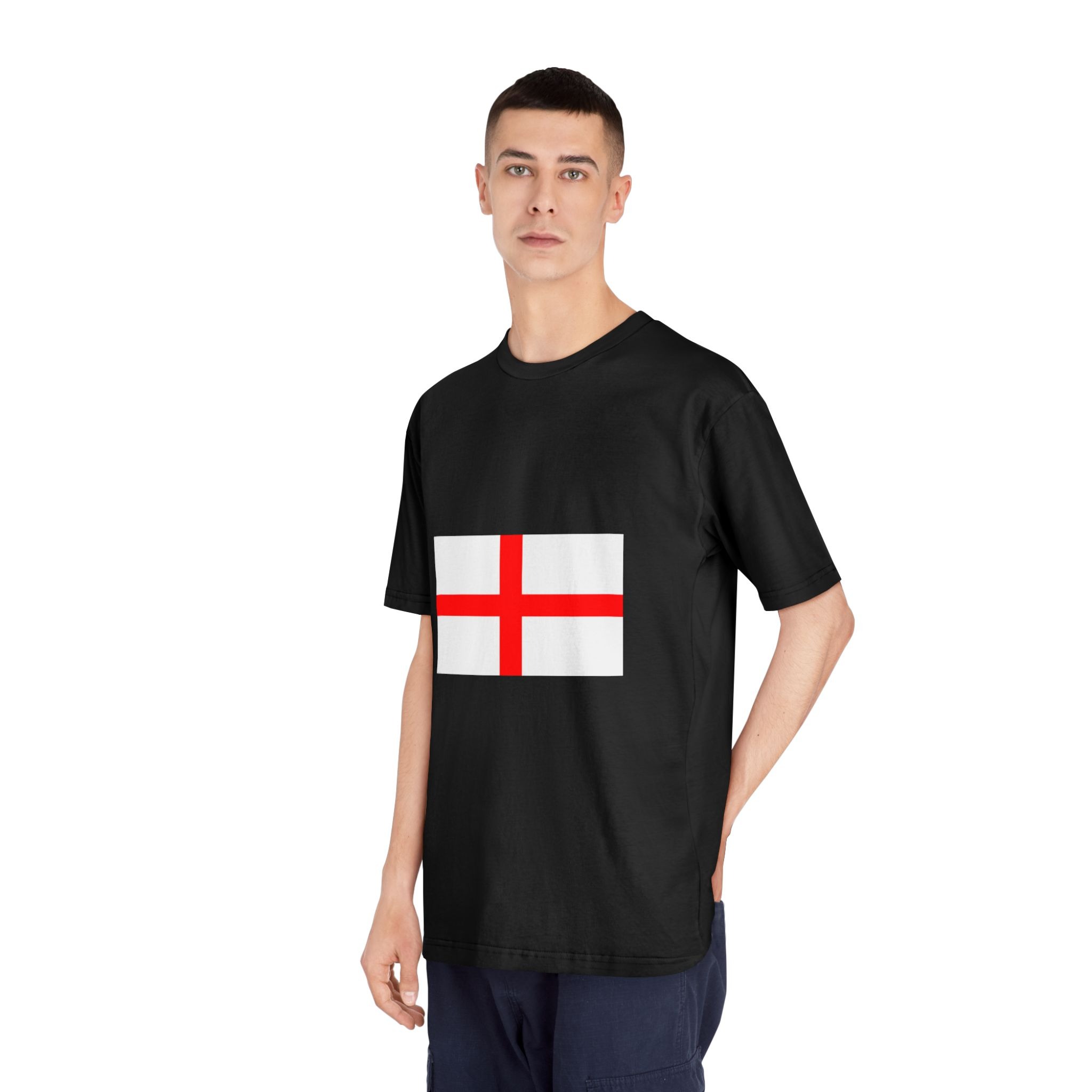 England Flag Unisex Classic Crewneck T Shirt - Image 8