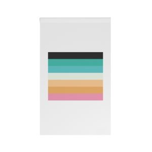 Vibrant Aromantic Pride Flag With Seven Horizontal Stripes House Banner