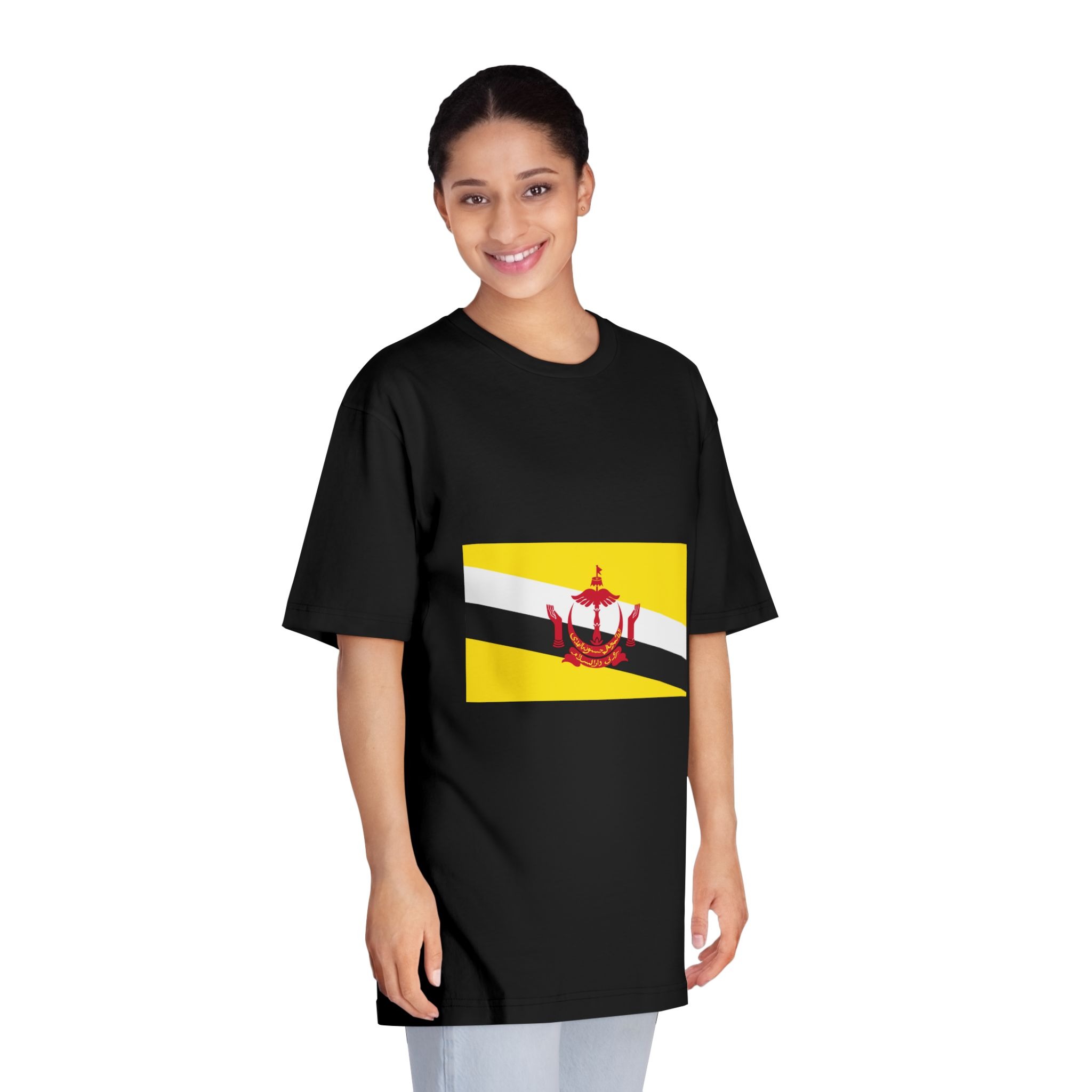 Brunai Flag Unisex Classic Crewneck T Shirt - Image 7