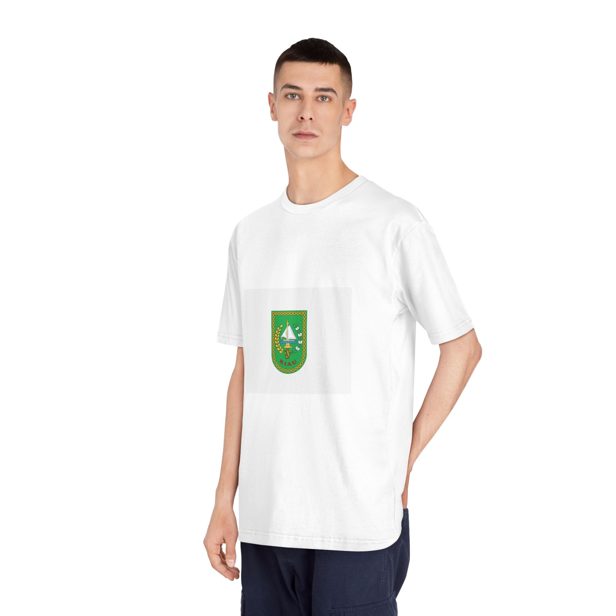 Px Flag of Riau Unisex Classic Crewneck T Shirt - Image 4