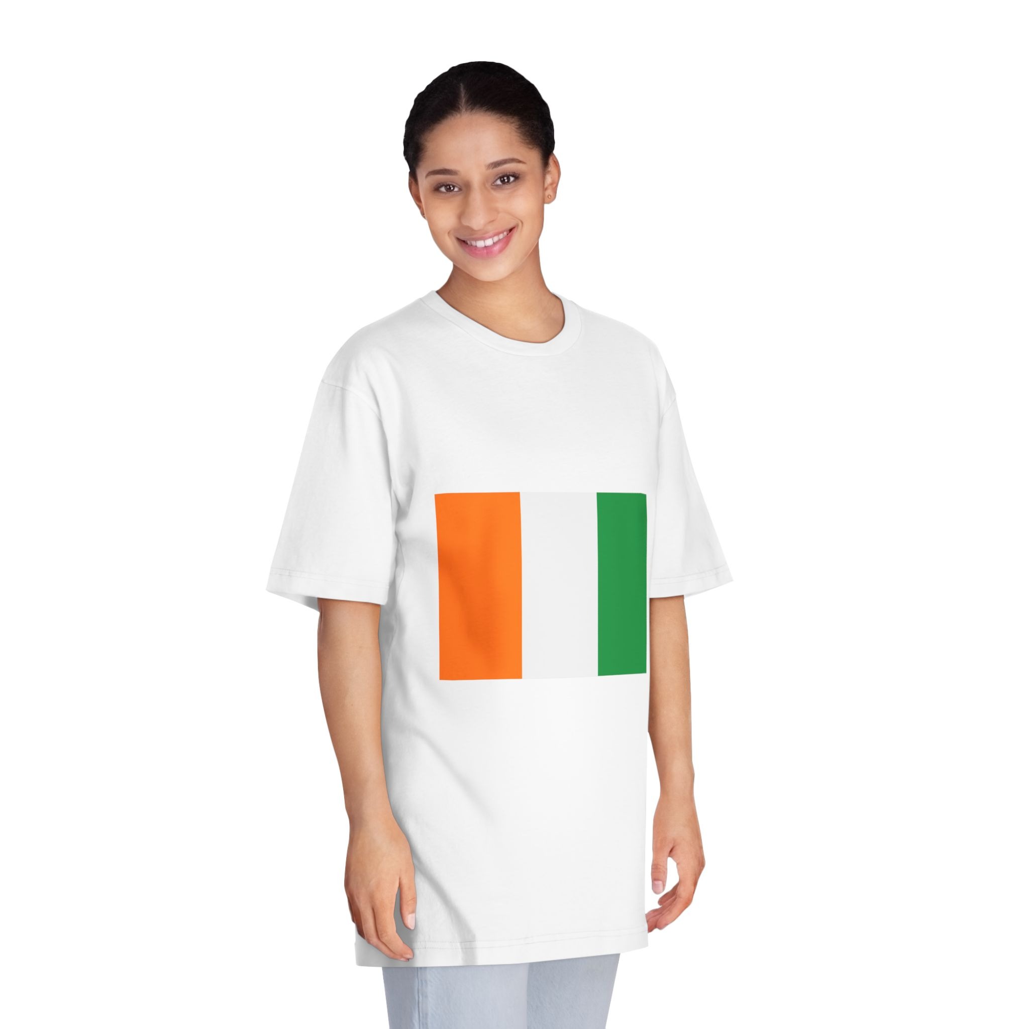 Flag of Côte D'ivoire Unisex Classic Crewneck T Shirt - Image 3