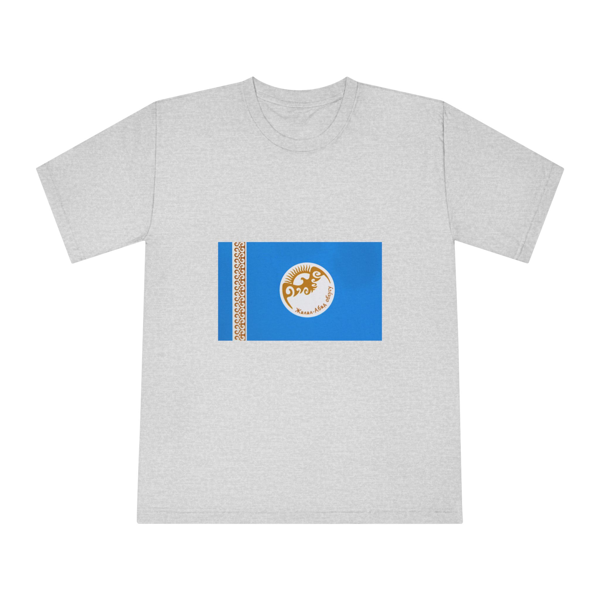 Flag of Jalal Abad Region Unisex Classic Crewneck T Shirt - Image 13