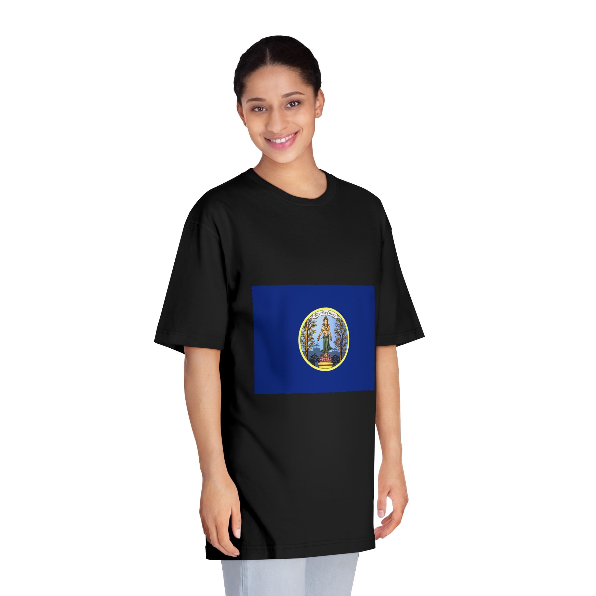 Flag Chomphon Province Unisex Classic Crewneck T Shirt - Image 7