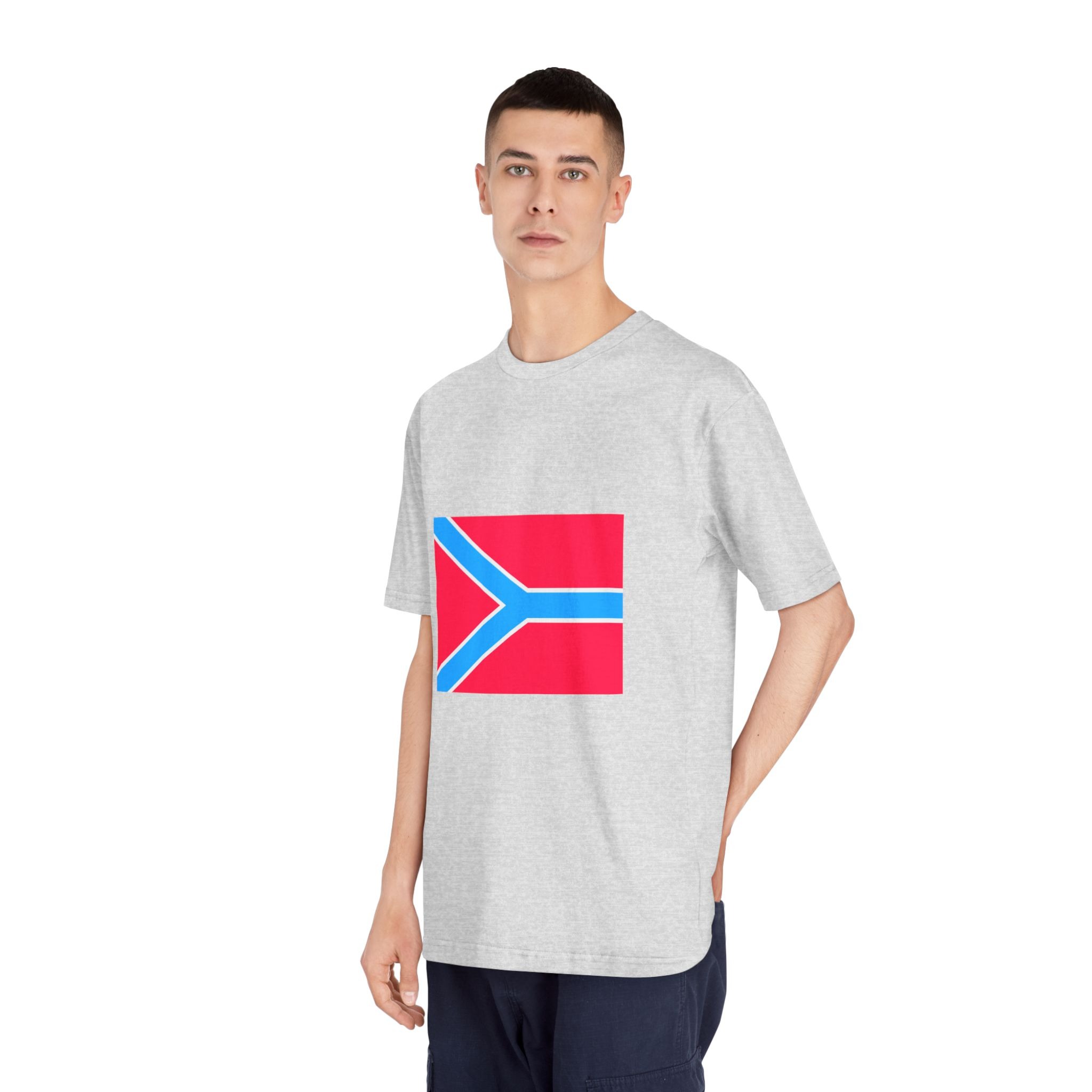Flag of Druzhkivka Unisex Classic Crewneck T Shirt - Image 16