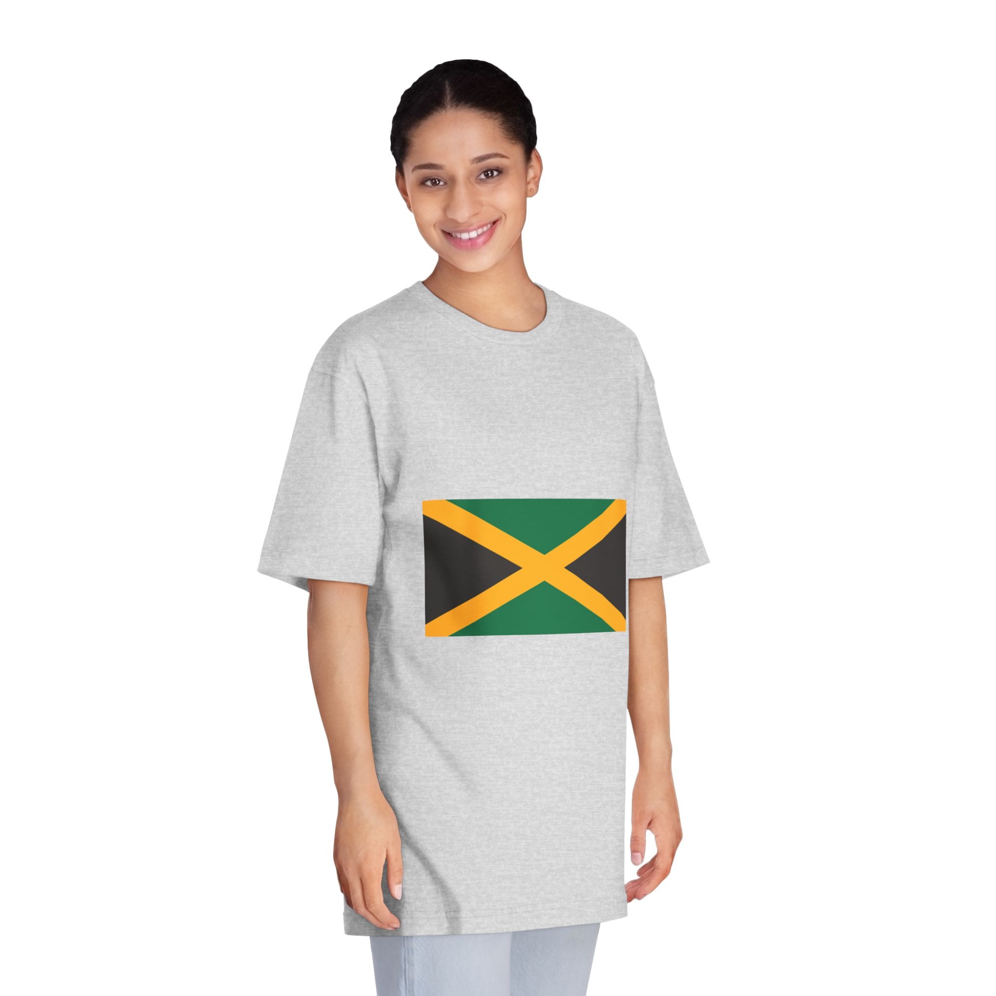 Flag of Jamaica Unisex Classic Crewneck T Shirt - Image 15