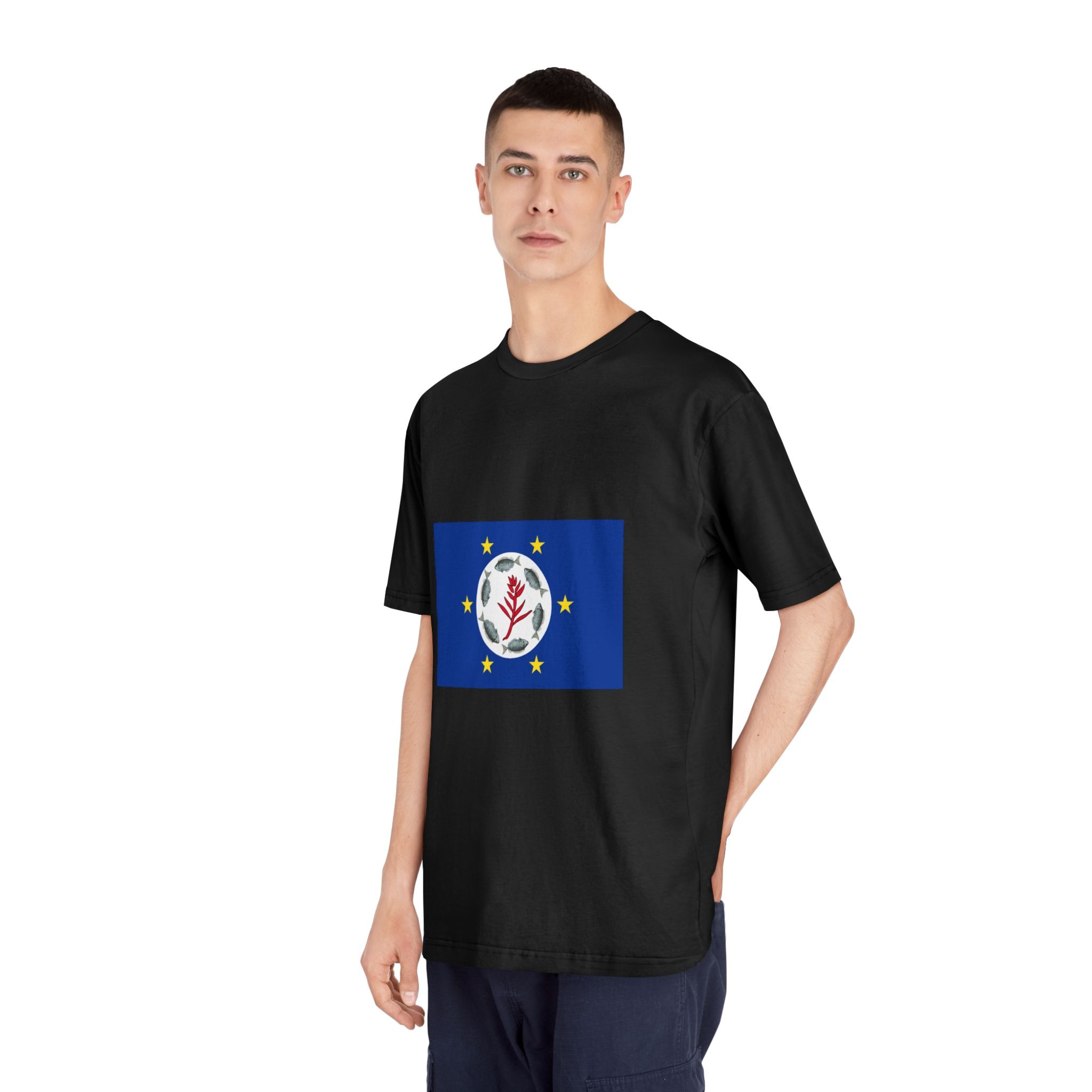 Flag of Airai State Unisex Classic Crewneck T Shirt - Image 8