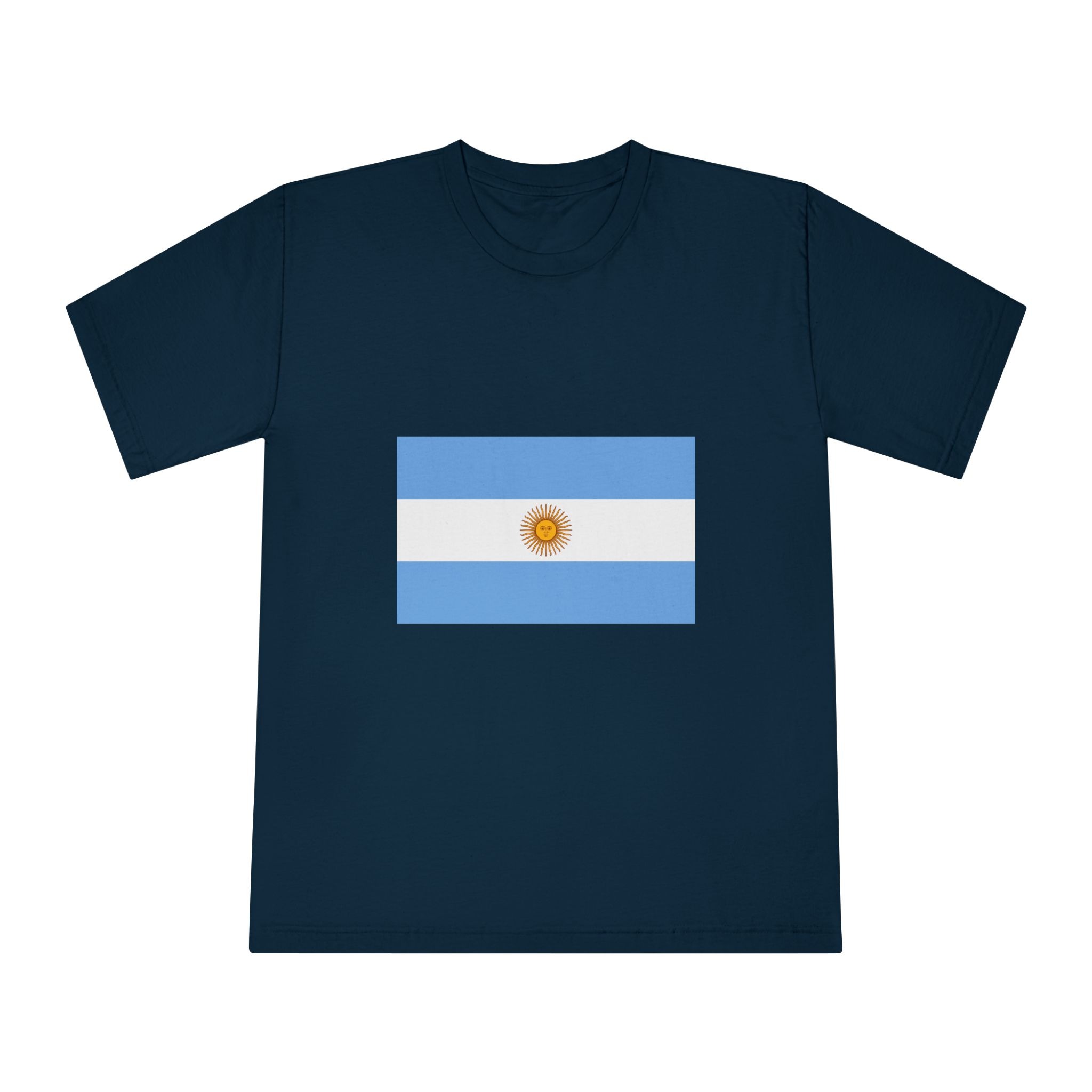 Flag of Argentina Unisex Classic Crewneck T Shirt - Image 17