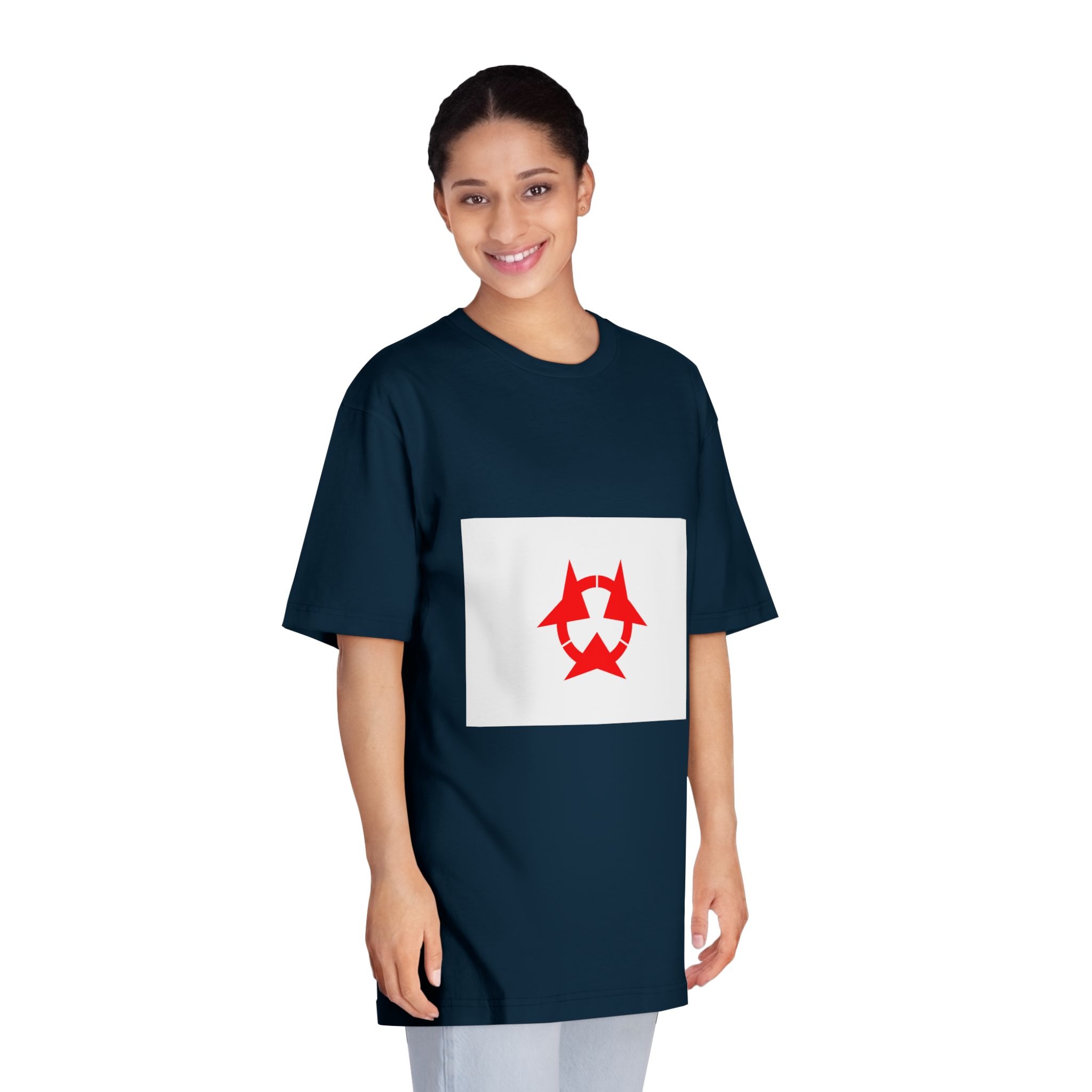 Flag of Oita Prefecture Unisex Classic Crewneck T Shirt - Image 19