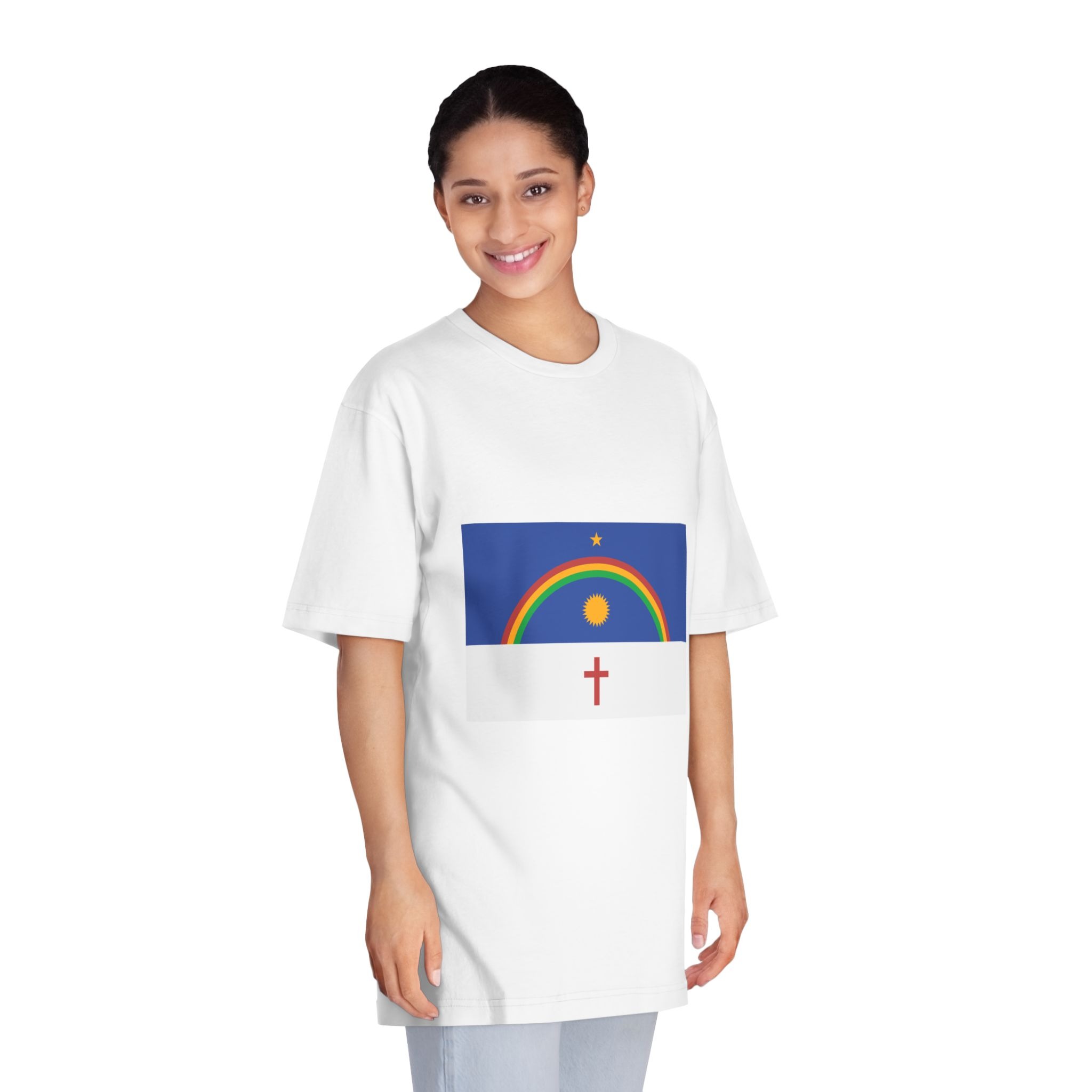 Bandeira de Pernambuco Unisex Classic Crewneck T Shirt - Image 3