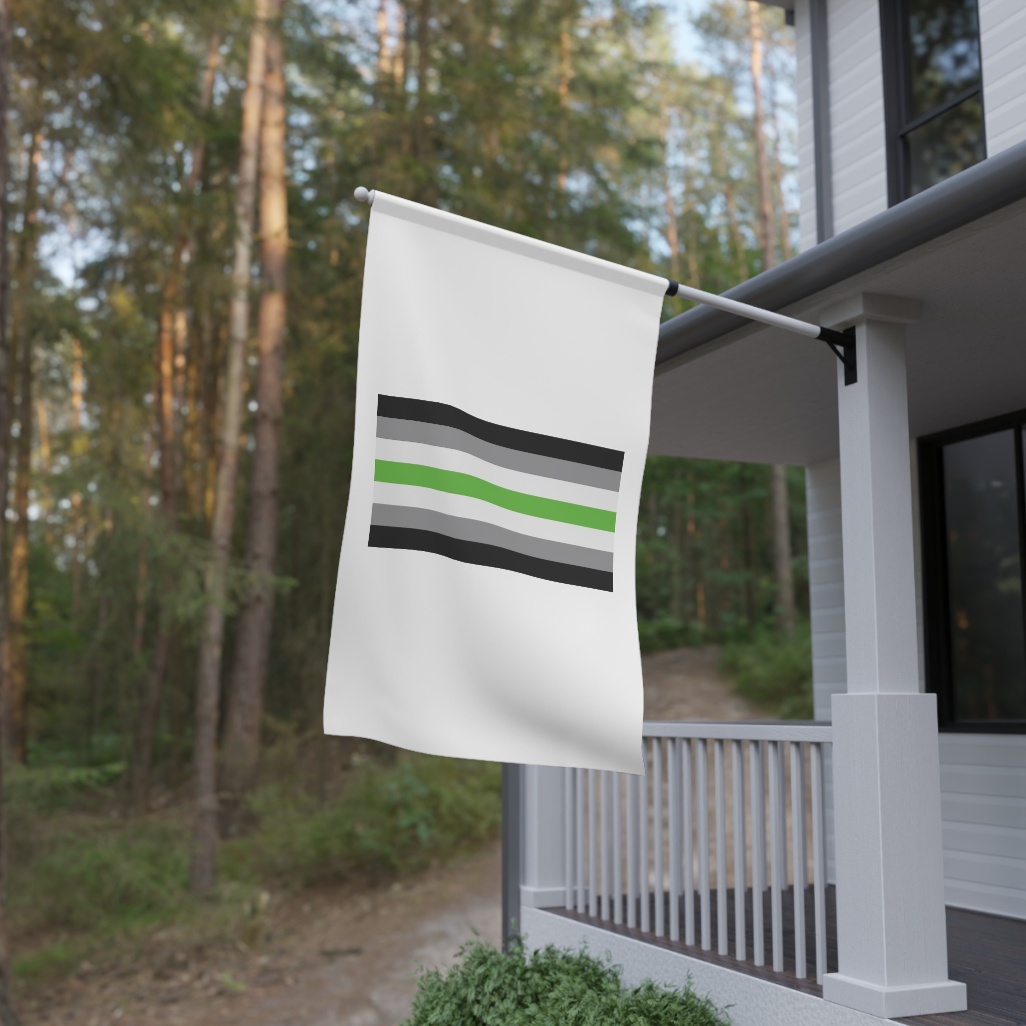 Agender Flag House Banner - Image 4
