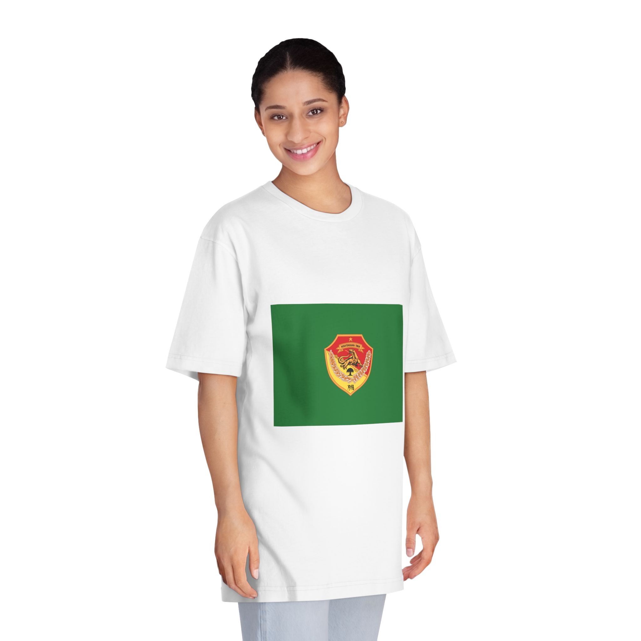 Flag of East Nusa Tenggara Unisex Classic Crewneck T Shirt - Image 3