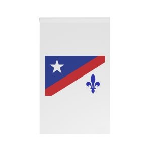 Drapeau Francoamericain Frenchamerican Tricolor Flag Symbol Francophone Comm House Banner
